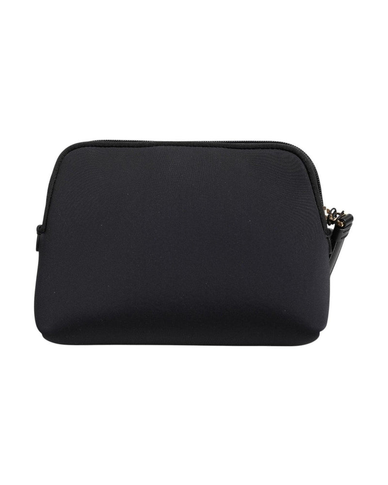 Dolce & Gabbana Black Nylon Solid Dg Logoprint Clutch Zip Borse Pouch Bag Glam Steals