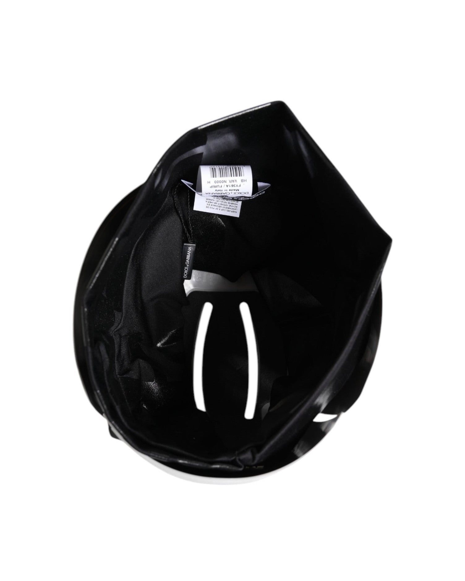 Dolce & Gabbana Black Nylon Stretch Dg Logo Head Band Hat Glam Steals
