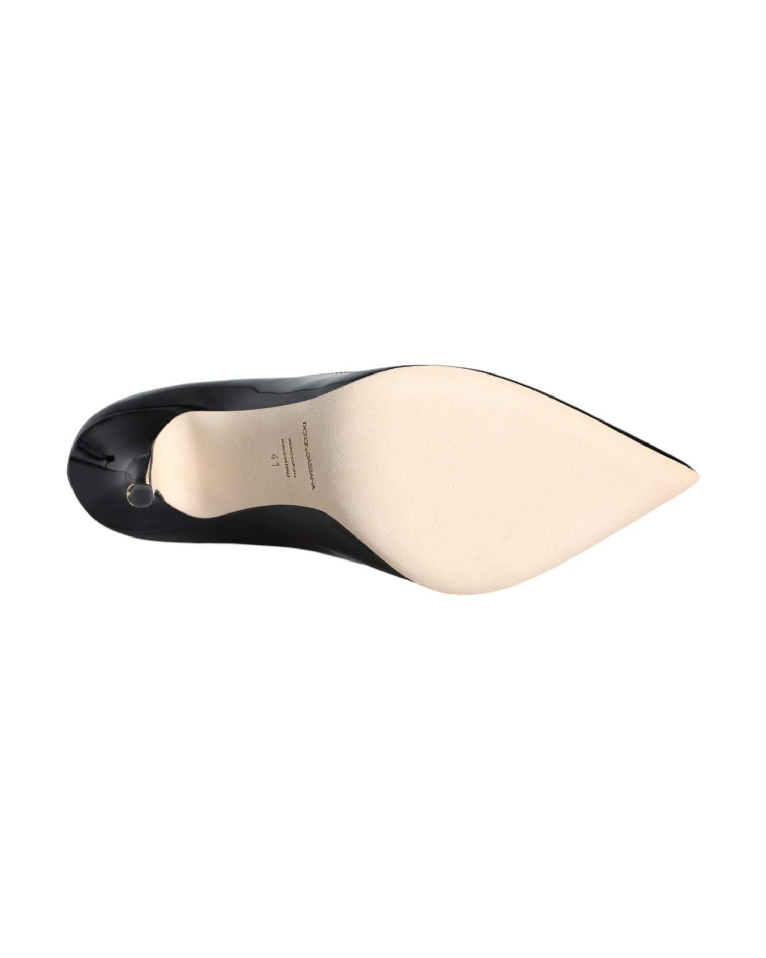 Dolce & Gabbana Black Patent Leather Bellucci Pumps Heels Shoes Glam Steals