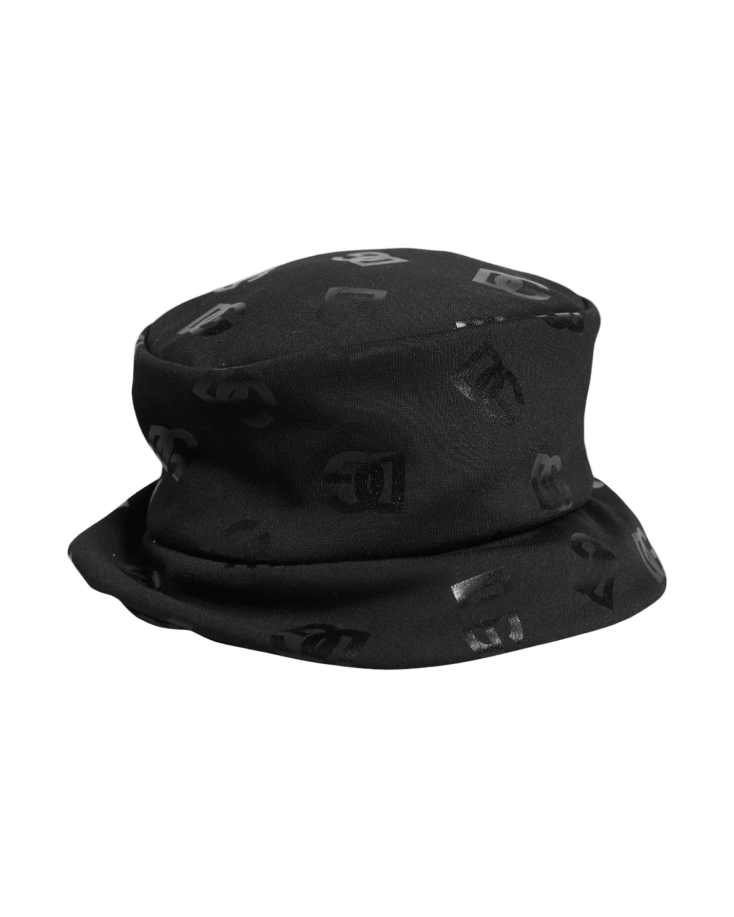 Dolce & Gabbana Black Polyester Dg Monogram Jacquard Bucket Hat Glam Steals