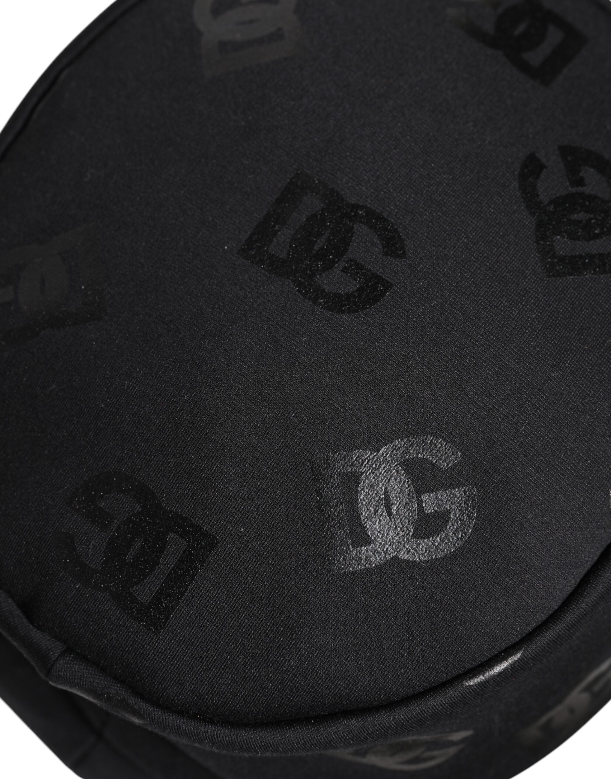 Dolce & Gabbana Black Polyester Dg Monogram Jacquard Bucket Hat Glam Steals