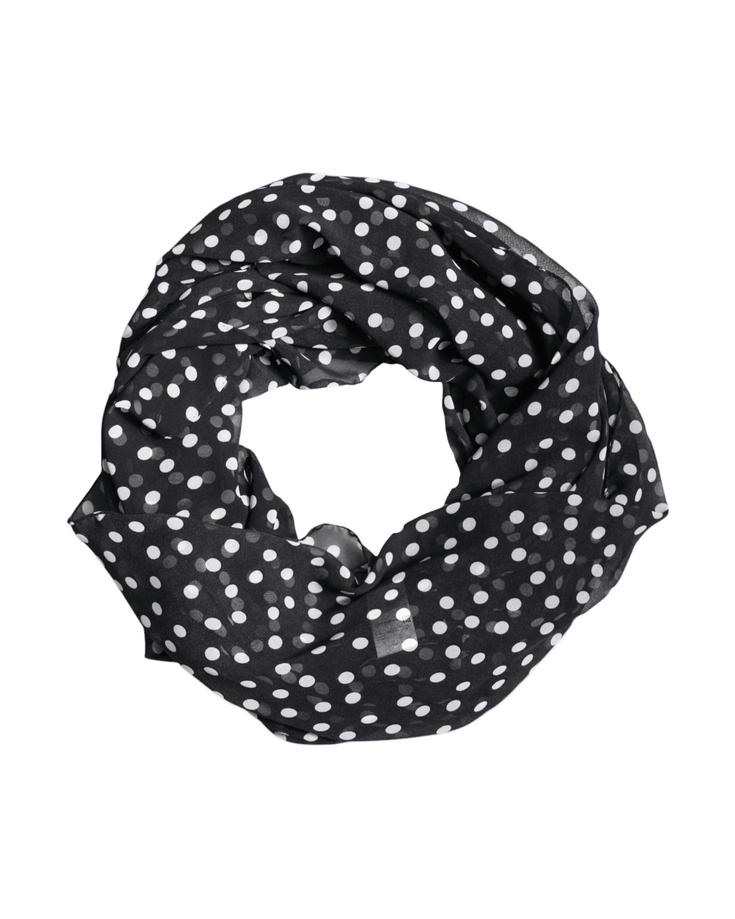 Dolce & Gabbana Black Polyester Polka Dots Wrap Shawl Scarf Glam Steals