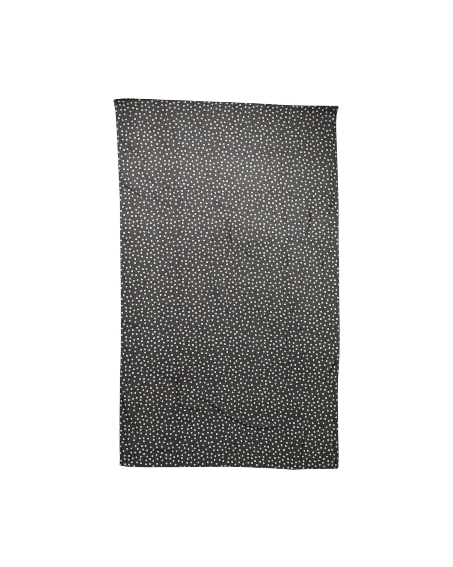 Dolce & Gabbana Black Polyester Polka Dots Wrap Shawl Scarf Glam Steals