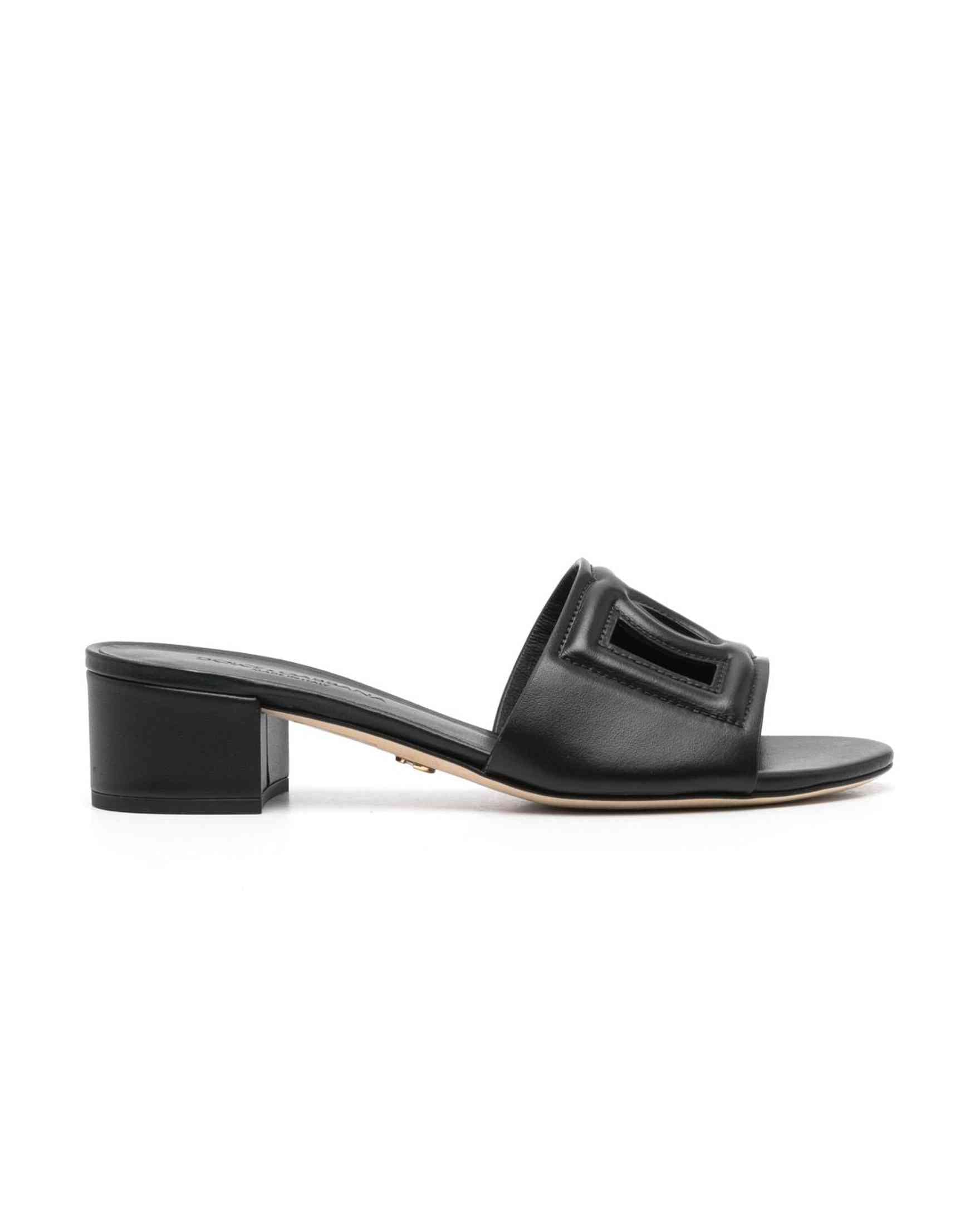 Dolce & Gabbana Black Sandals Glam Steals