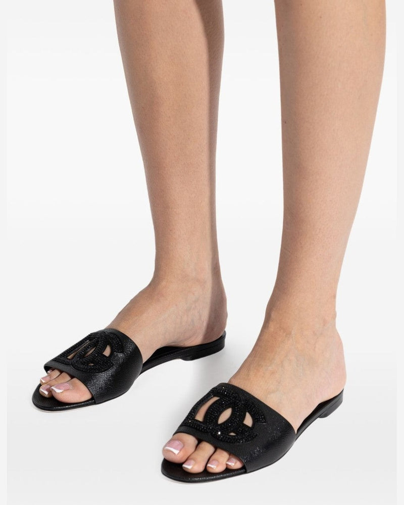 Dolce & Gabbana Black Sandals Glam Steals
