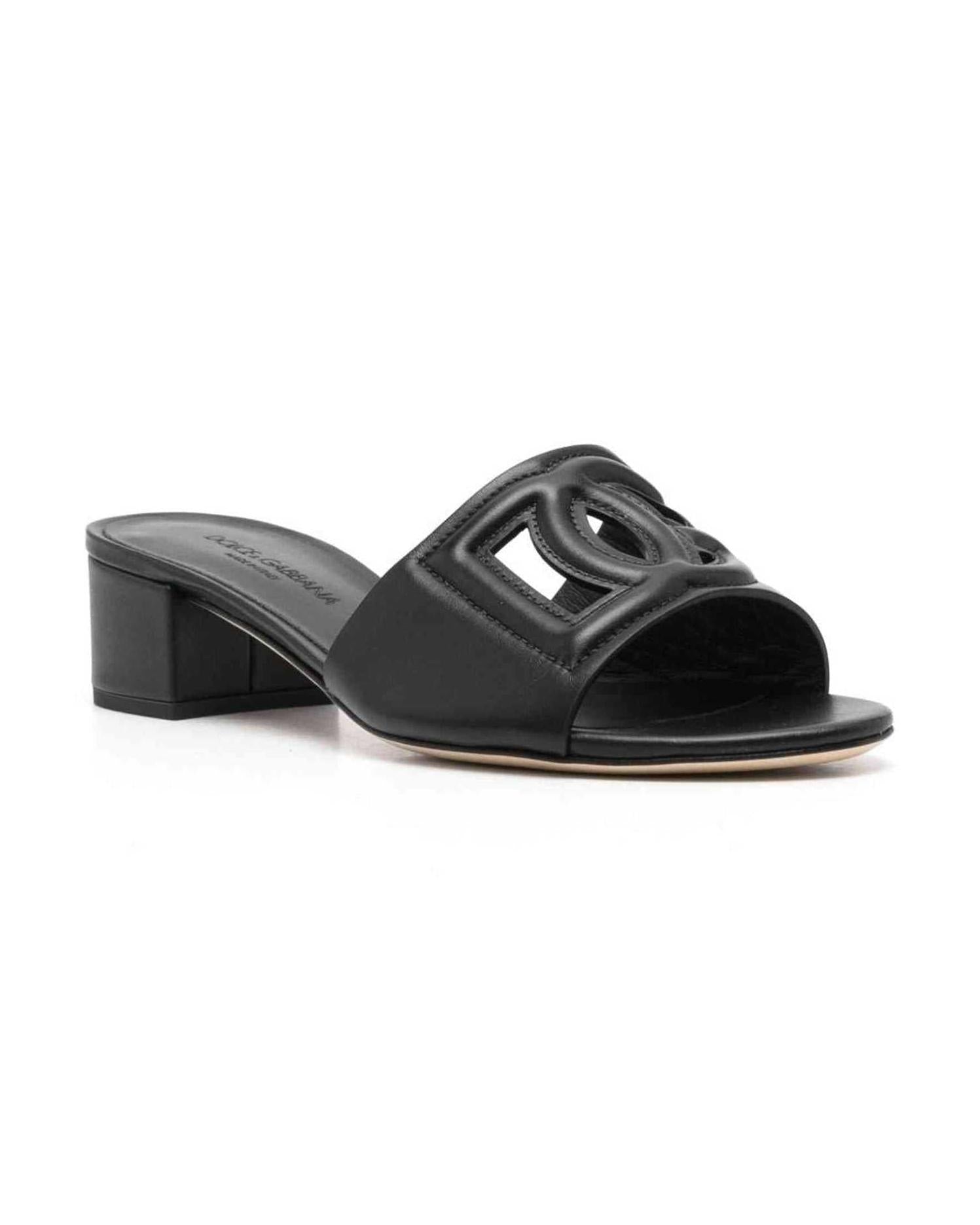 Dolce & Gabbana Black Sandals Glam Steals