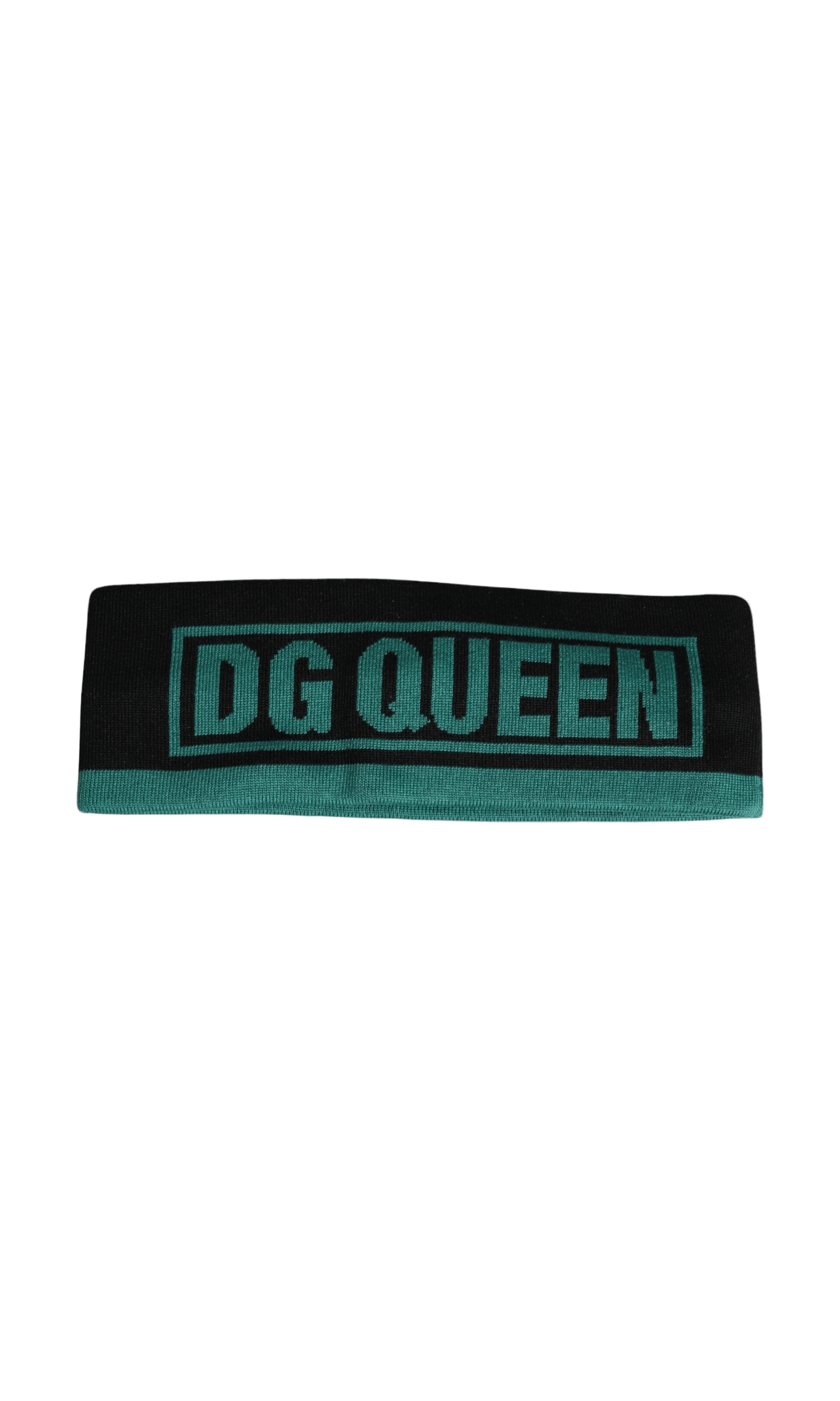 Dolce & Gabbana Black Silk Knitted Dg Queen Head Band Hat Glam Steals