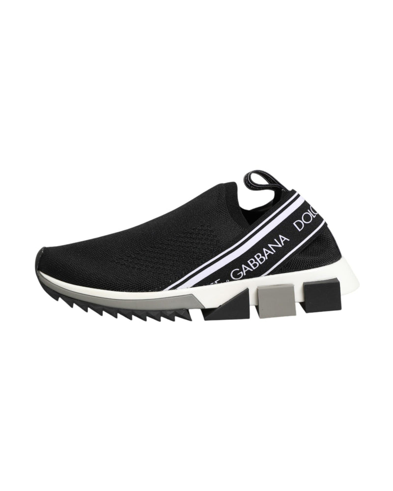 Dolce & Gabbana Black Slip On Sorrento Low Top Sneakers Glam Steals
