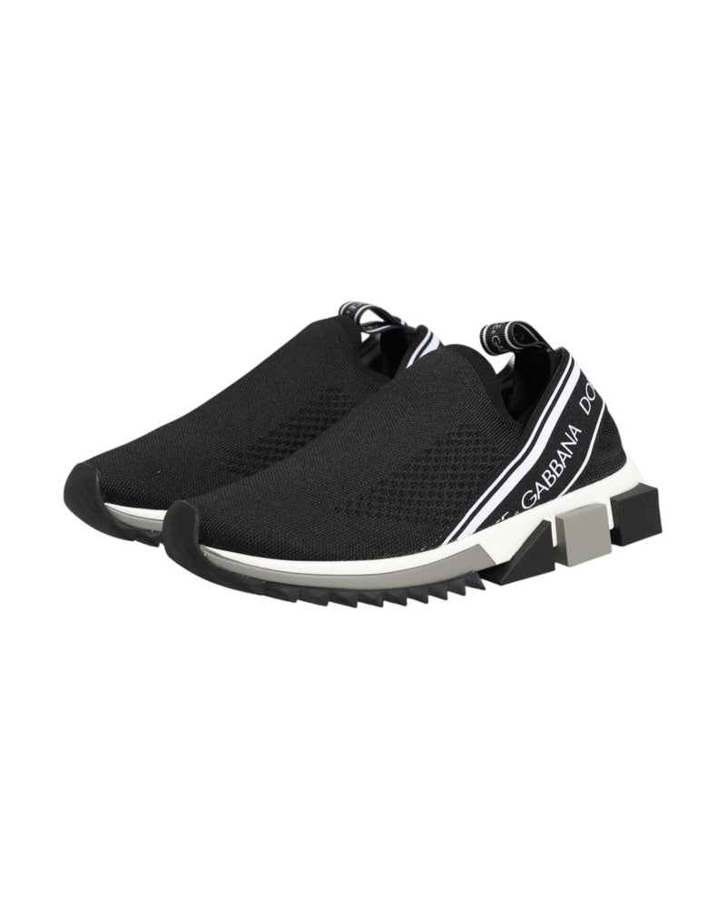 Dolce & Gabbana Black Slip On Sorrento Low Top Sneakers Glam Steals