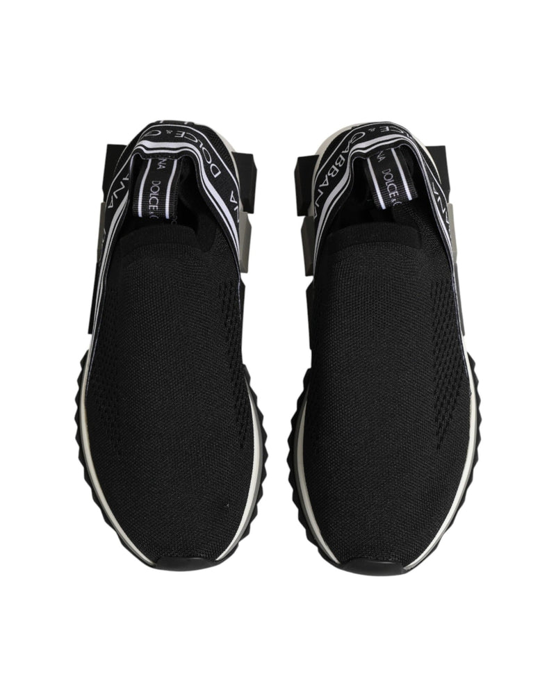 Dolce & Gabbana Black Slip On Sorrento Low Top Sneakers Glam Steals