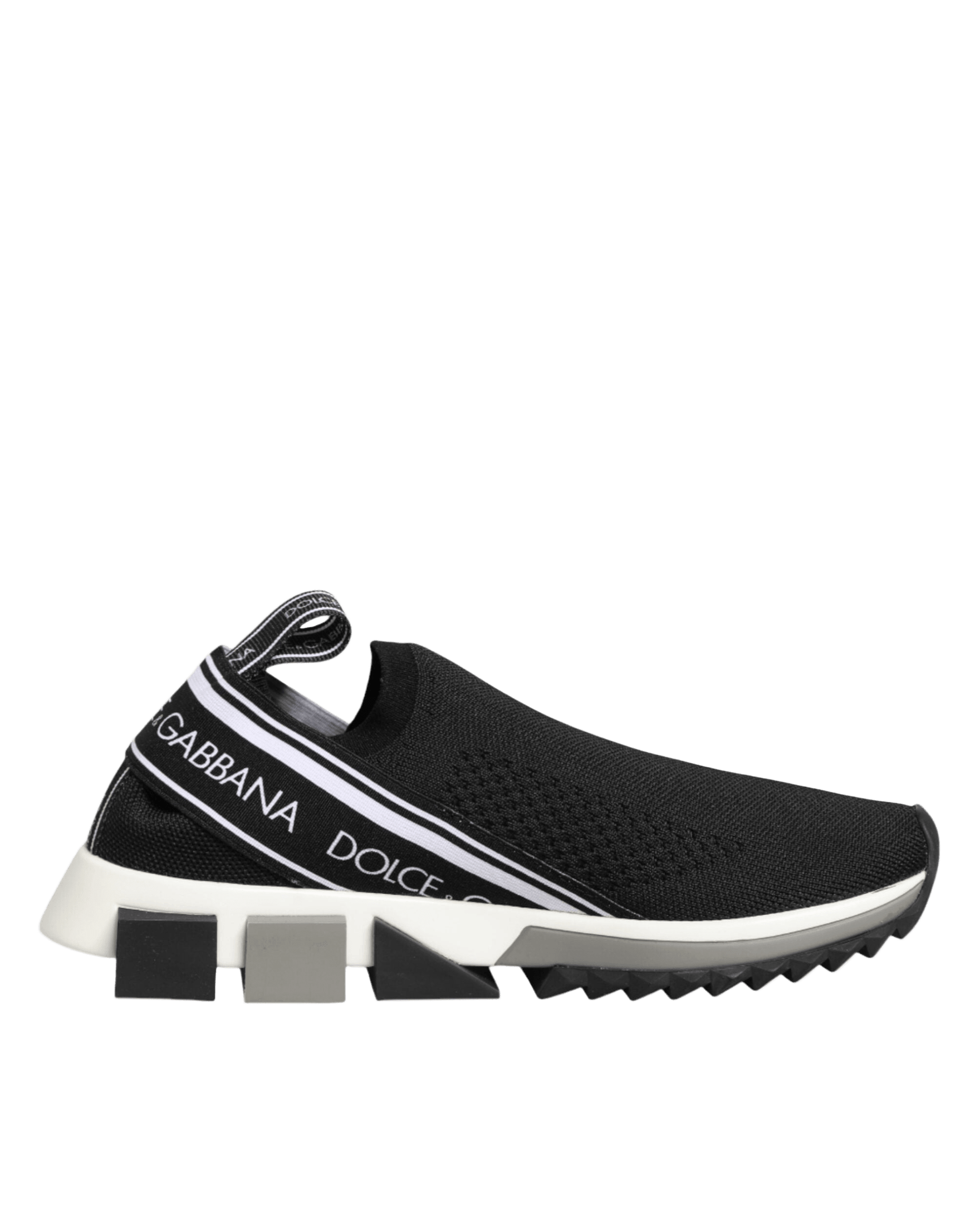 Dolce & Gabbana Black Slip On Sorrento Low Top Sneakers Shoes Glam Steals