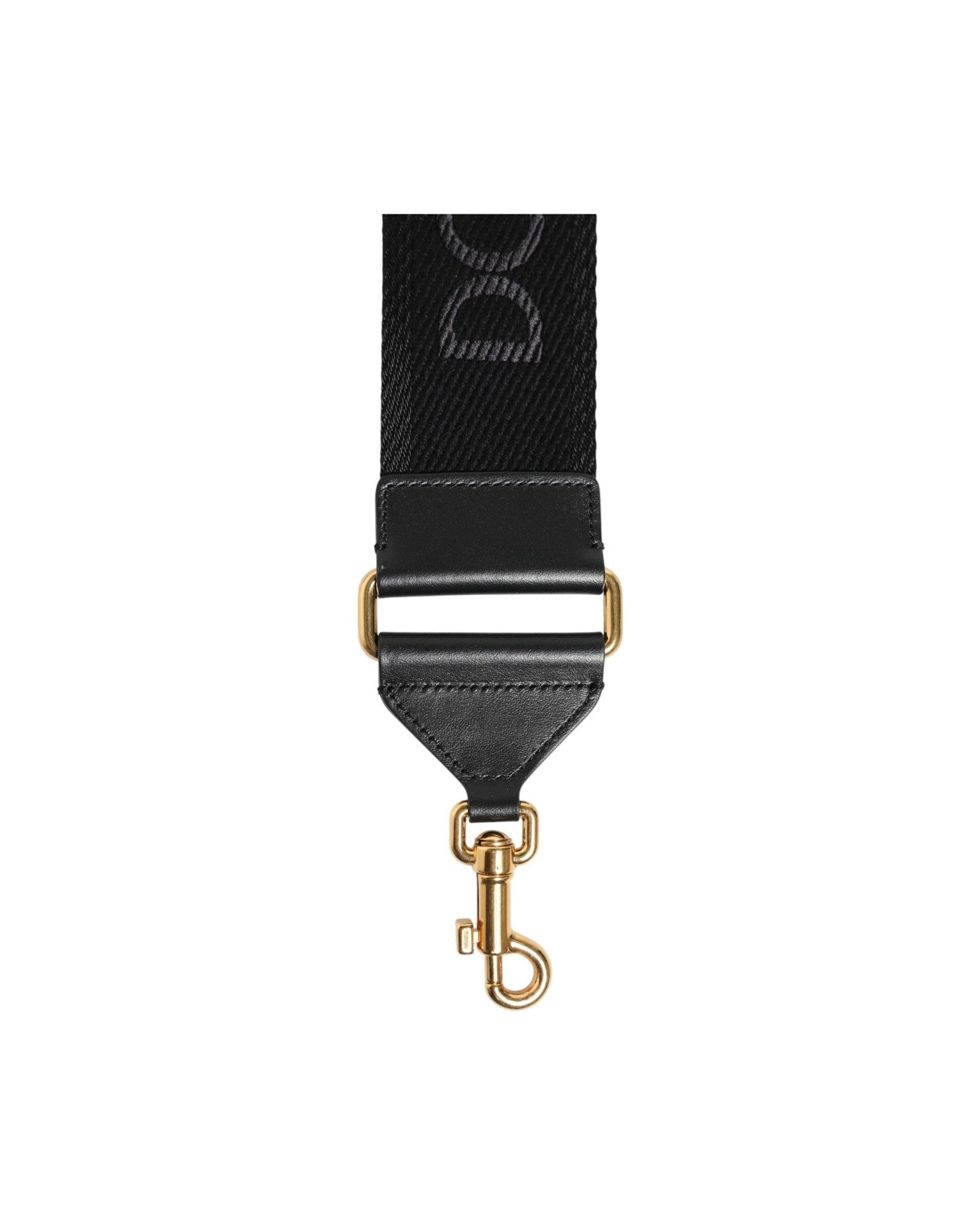Dolce & Gabbana Black Solid Viscose Bag Shoulder Strap Glam Steals