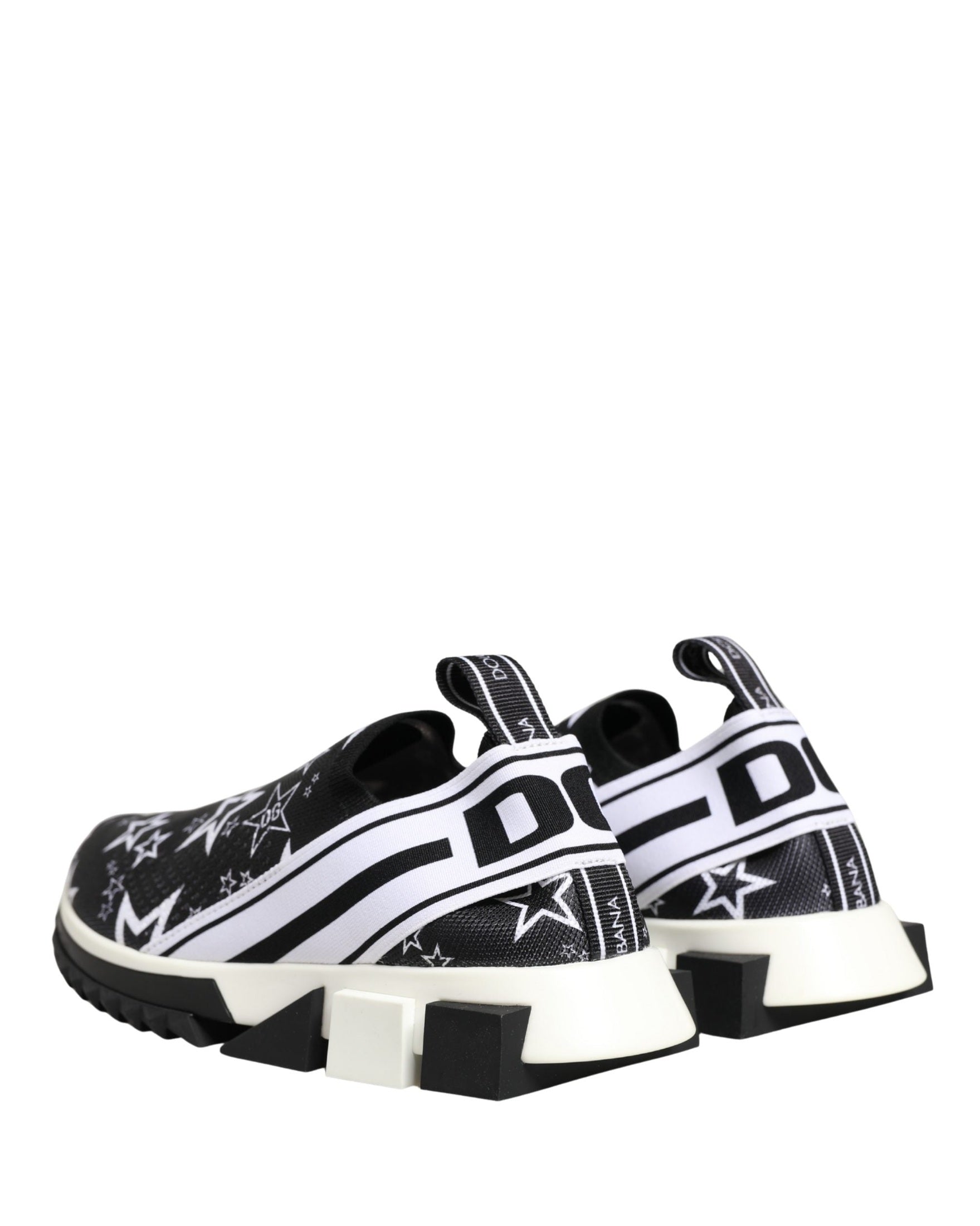 Dolce & Gabbana Black Stars Logo Sorrento Sneakers Shoes Glam Steals