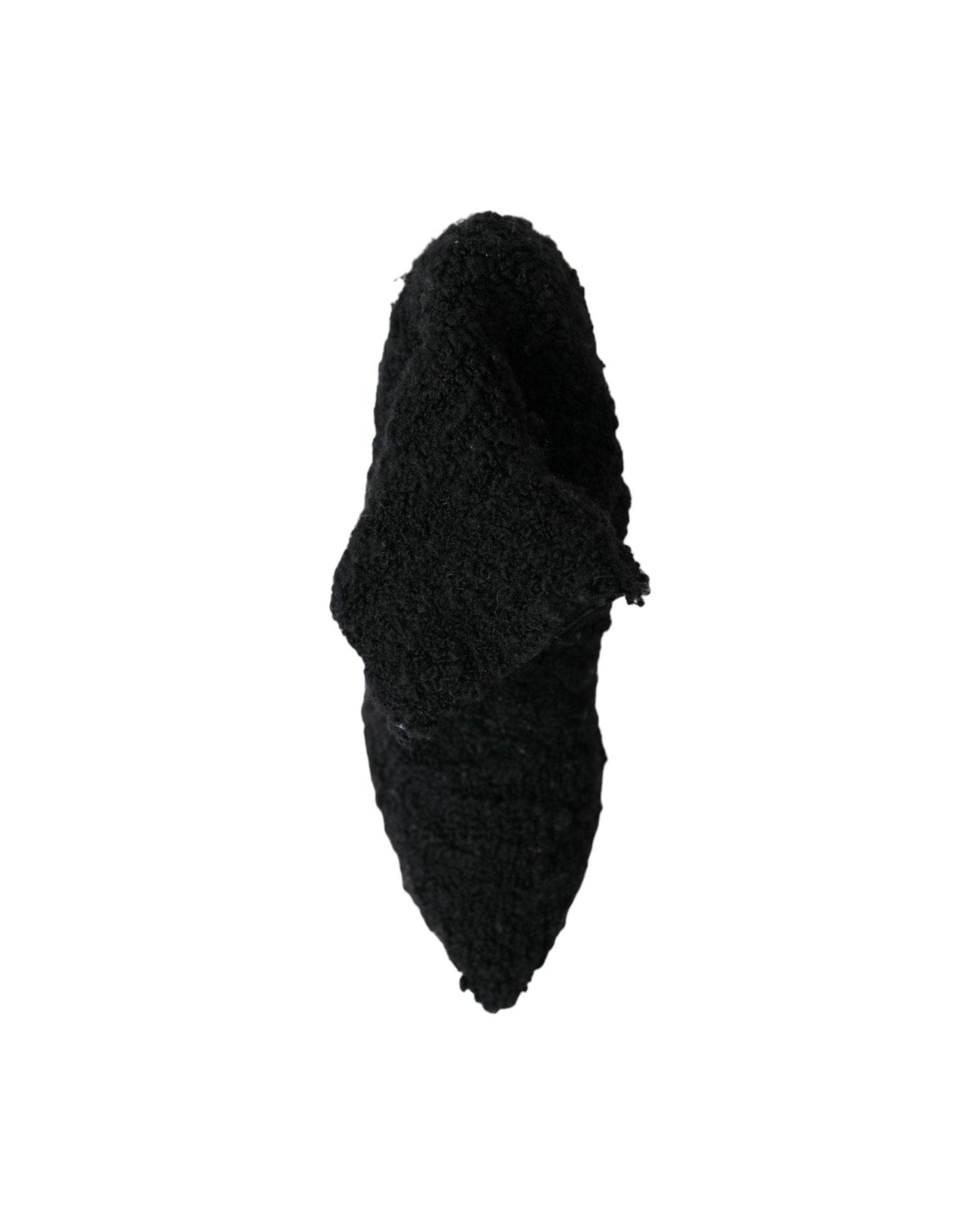 Dolce & Gabbana Black Stiletto Heels Mid Calf Boots Shoes Glam Steals