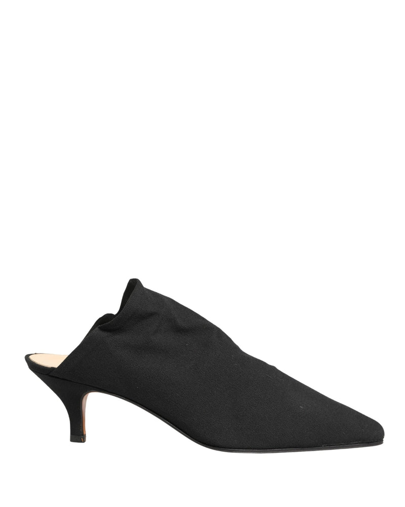 Dolce & Gabbana Black Suede Heel Mule Shoes Glam Steals