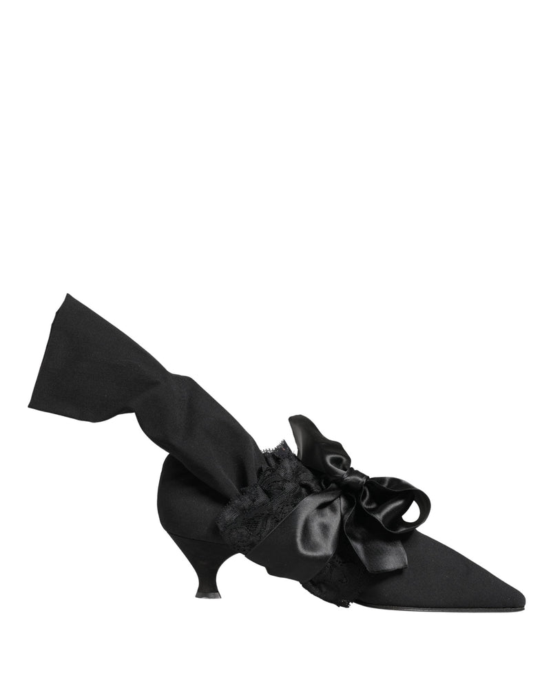Dolce & Gabbana Black Suede Mid Calf Boots Shoes Glam Steals