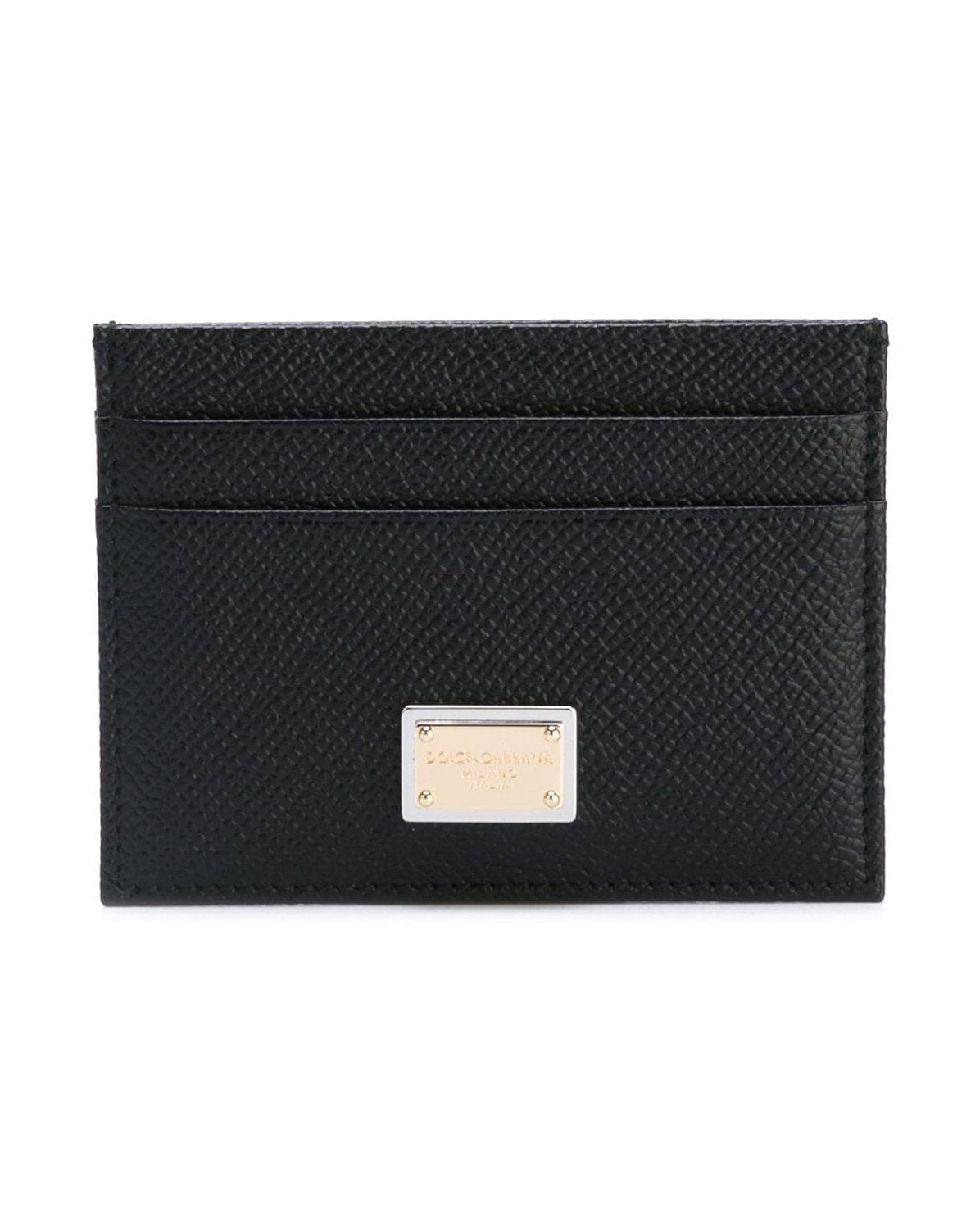 Dolce & Gabbana Black Wallet Card Cases