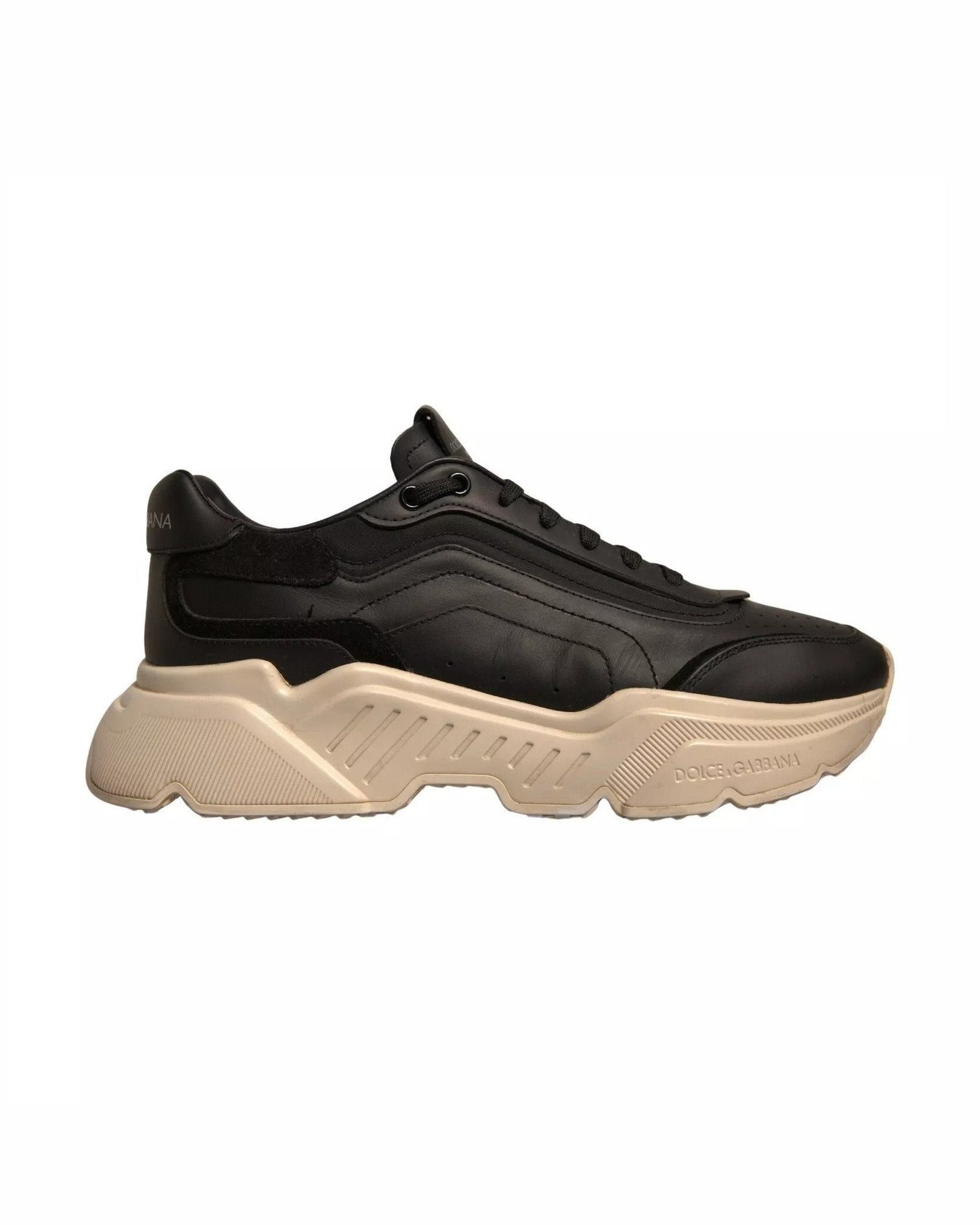 Dolce & Gabbana Black White Daymaster Low Top Sneakers Shoes Sneakers