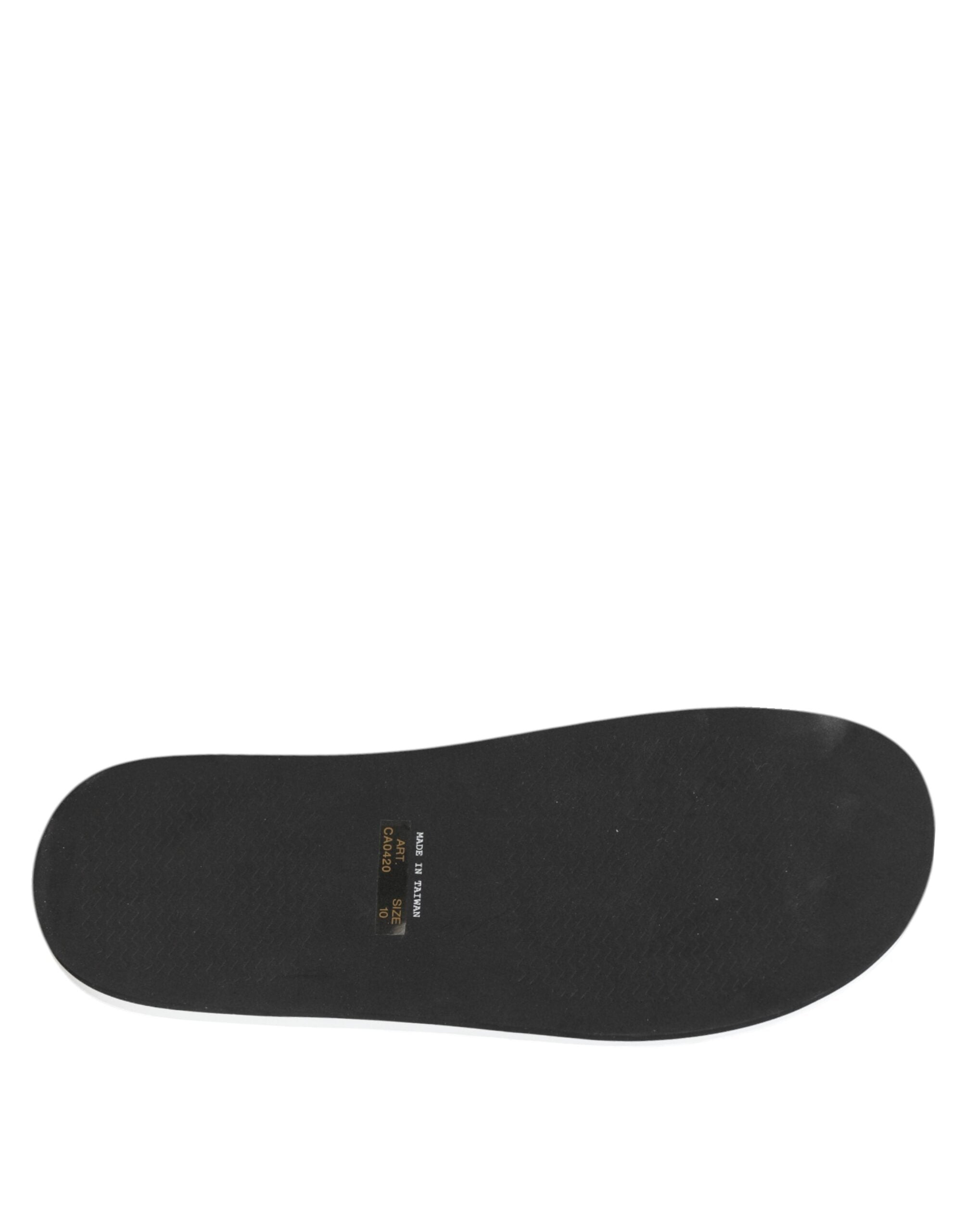 Dolce & Gabbana Black White Logo Beachwear Flats Slipper Shoes Glam Steals