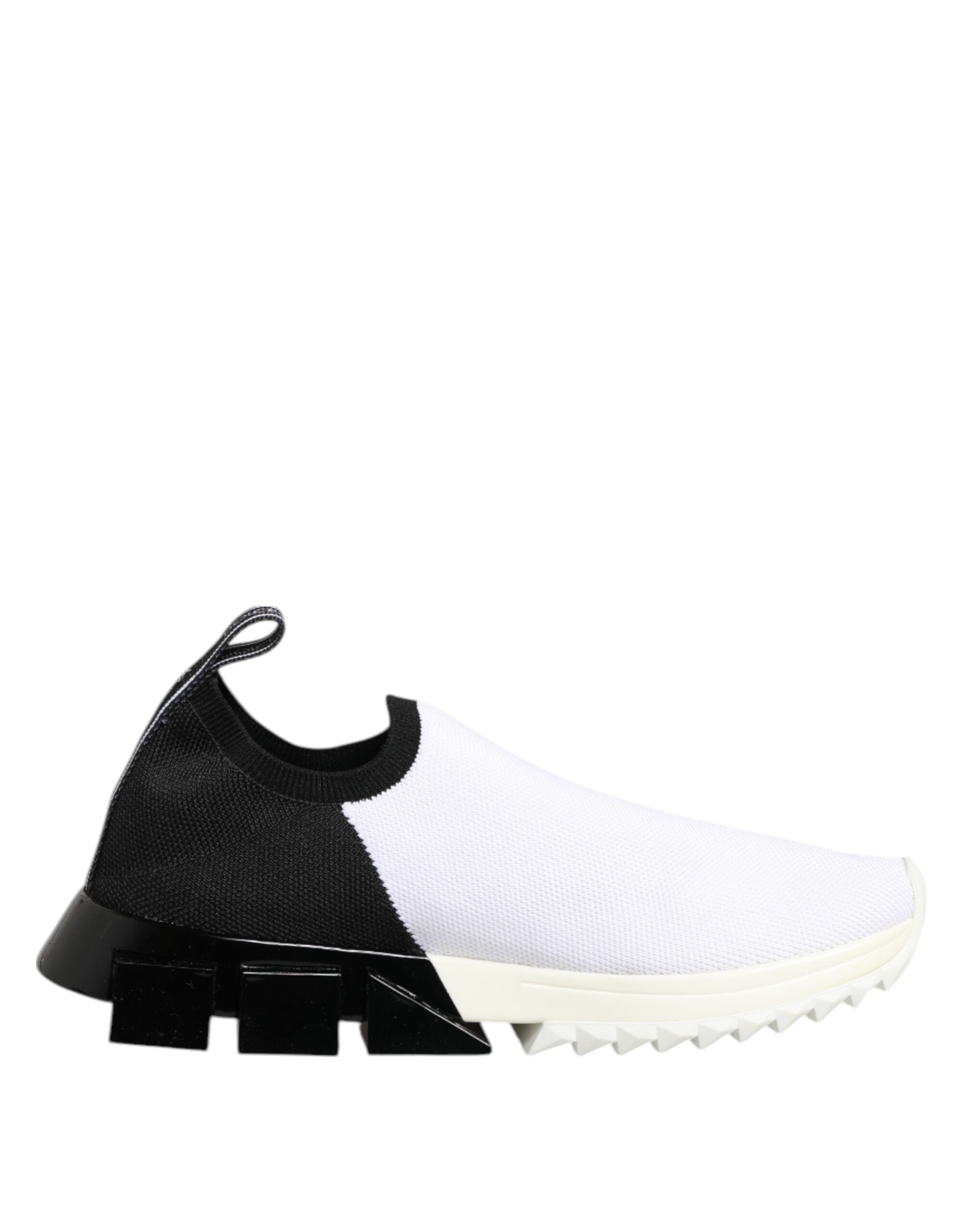 Dolce & Gabbana Black White Low Top Sorrento Sneakers Shoes Glam Steals