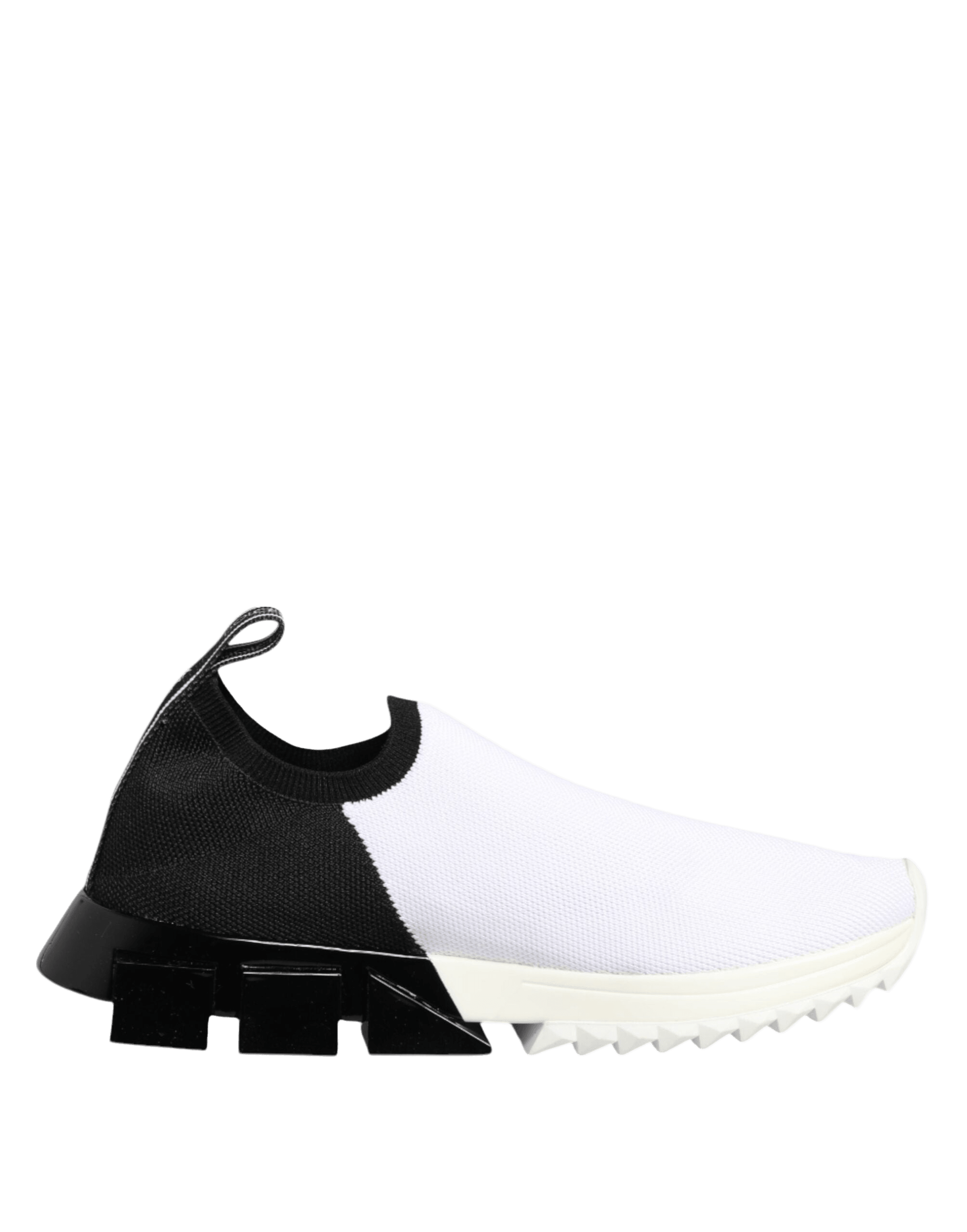 Dolce & Gabbana Black White Low Top Sorrento Sneakers Shoes Glam Steals