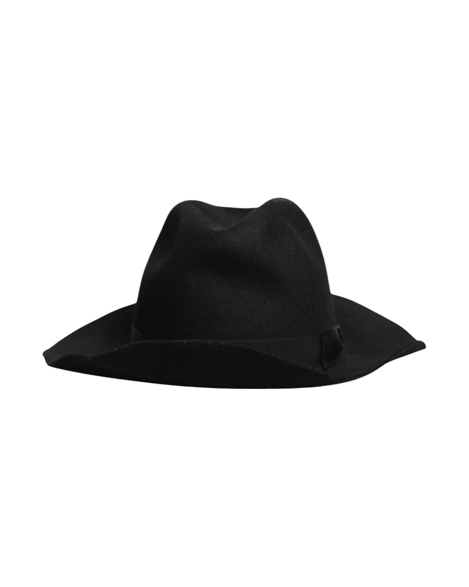 Dolce & Gabbana Black Wide Brim Trilby Fedora Hat Glam Steals