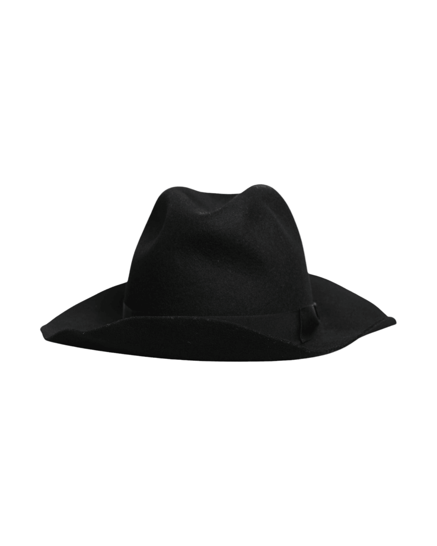 Dolce & Gabbana Black Wide Brim Trilby Fedora Hat Glam Steals
