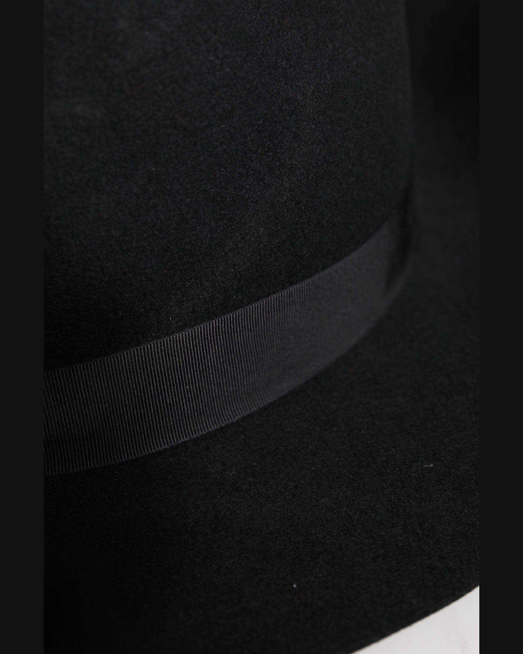 Dolce & Gabbana Black Wide Brim Trilby Fedora Hat Glam Steals