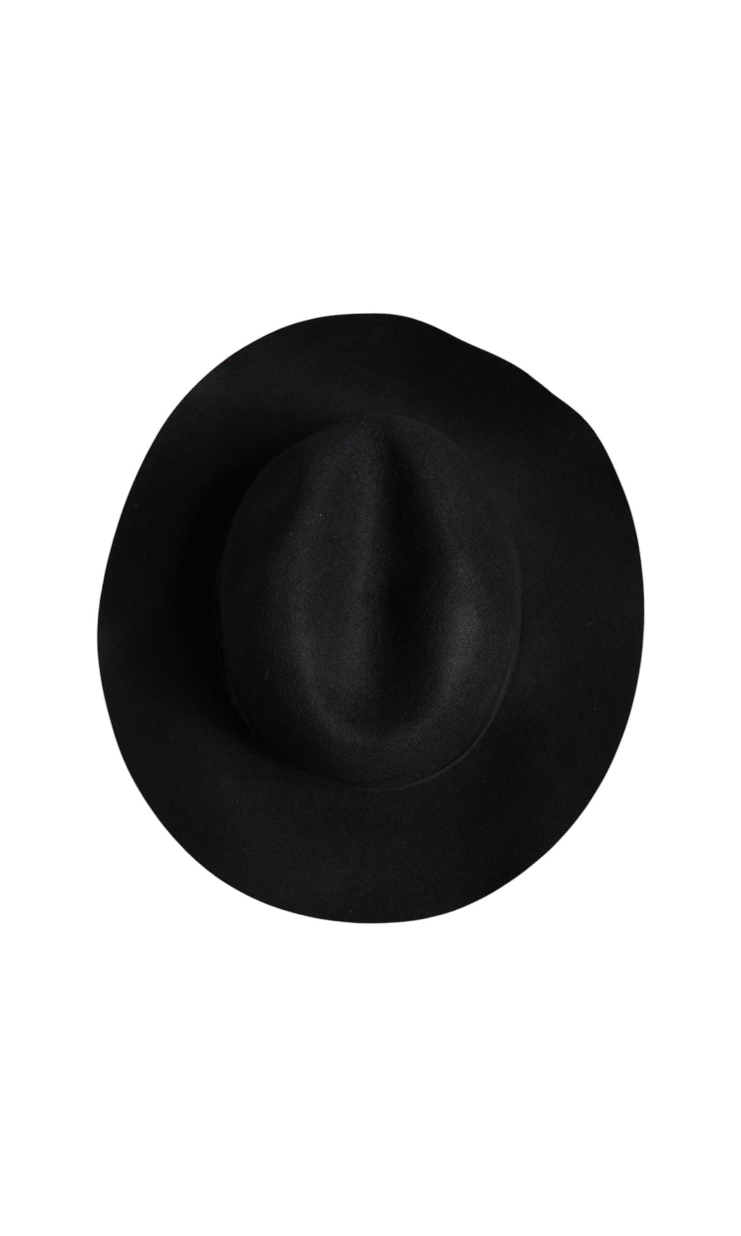 Dolce & Gabbana Black Wide Brim Trilby Fedora Hat Glam Steals