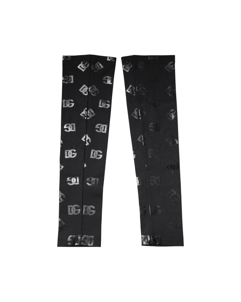 Dolce & Black Gabbana Wool Dg Logo Monogram Stretch Arm Sleeves Glam Steals