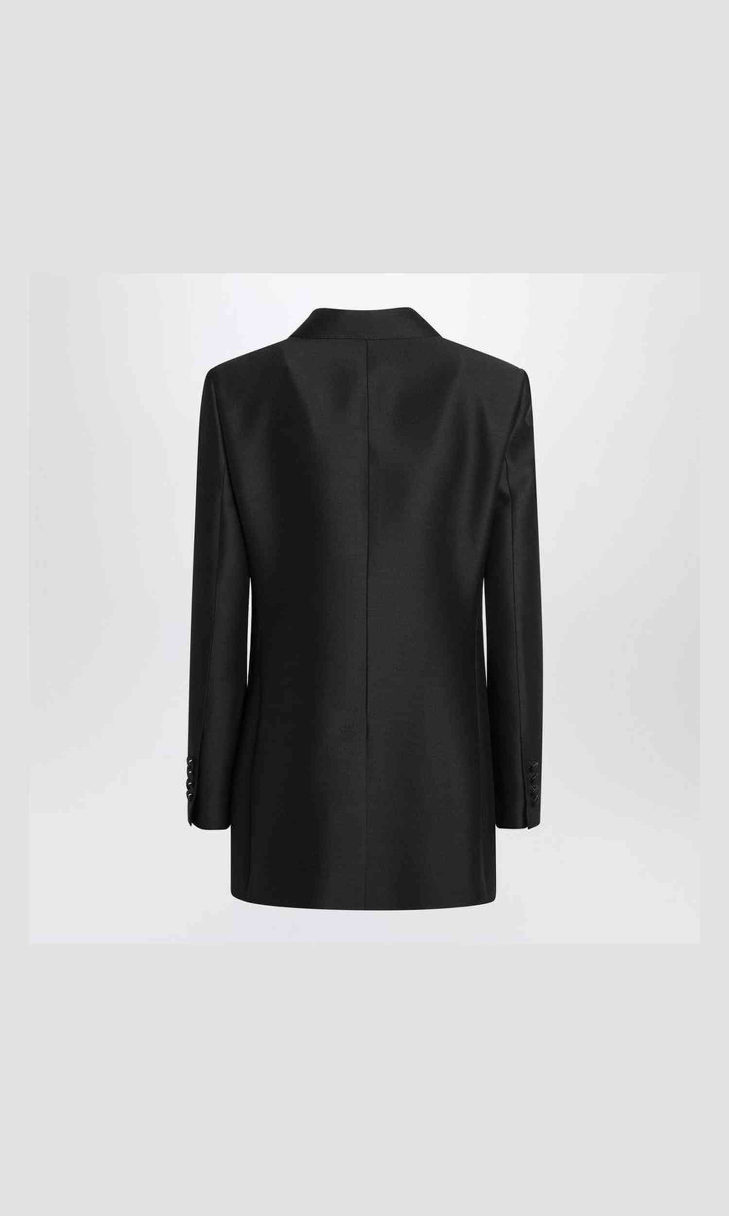 Dolce & Gabbana Black Wool Dolce&gabbana Double Breasted Jacket Glam Steals