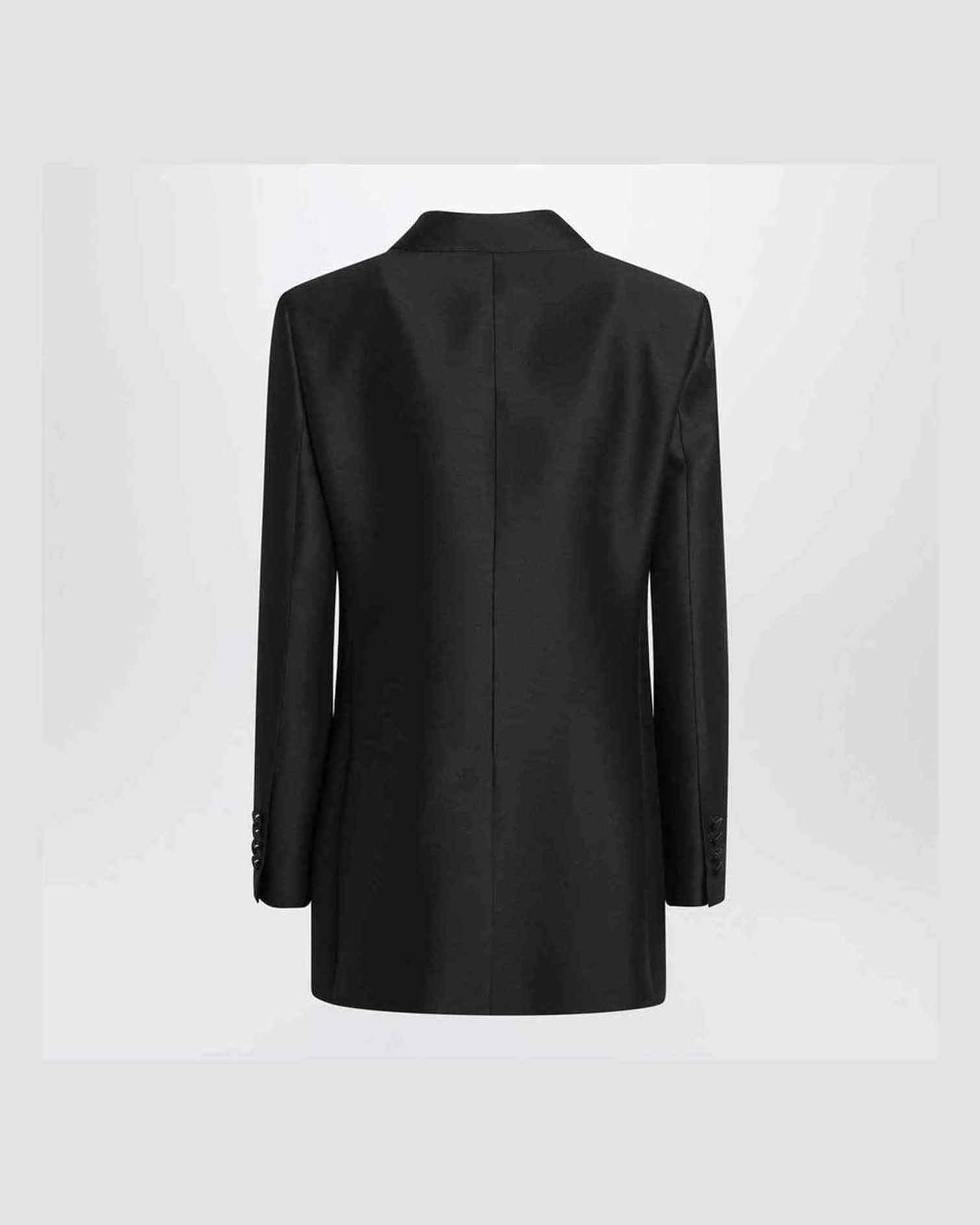 Dolce & Gabbana Black Wool Dolce&gabbana Double Breasted Jacket Glam Steals