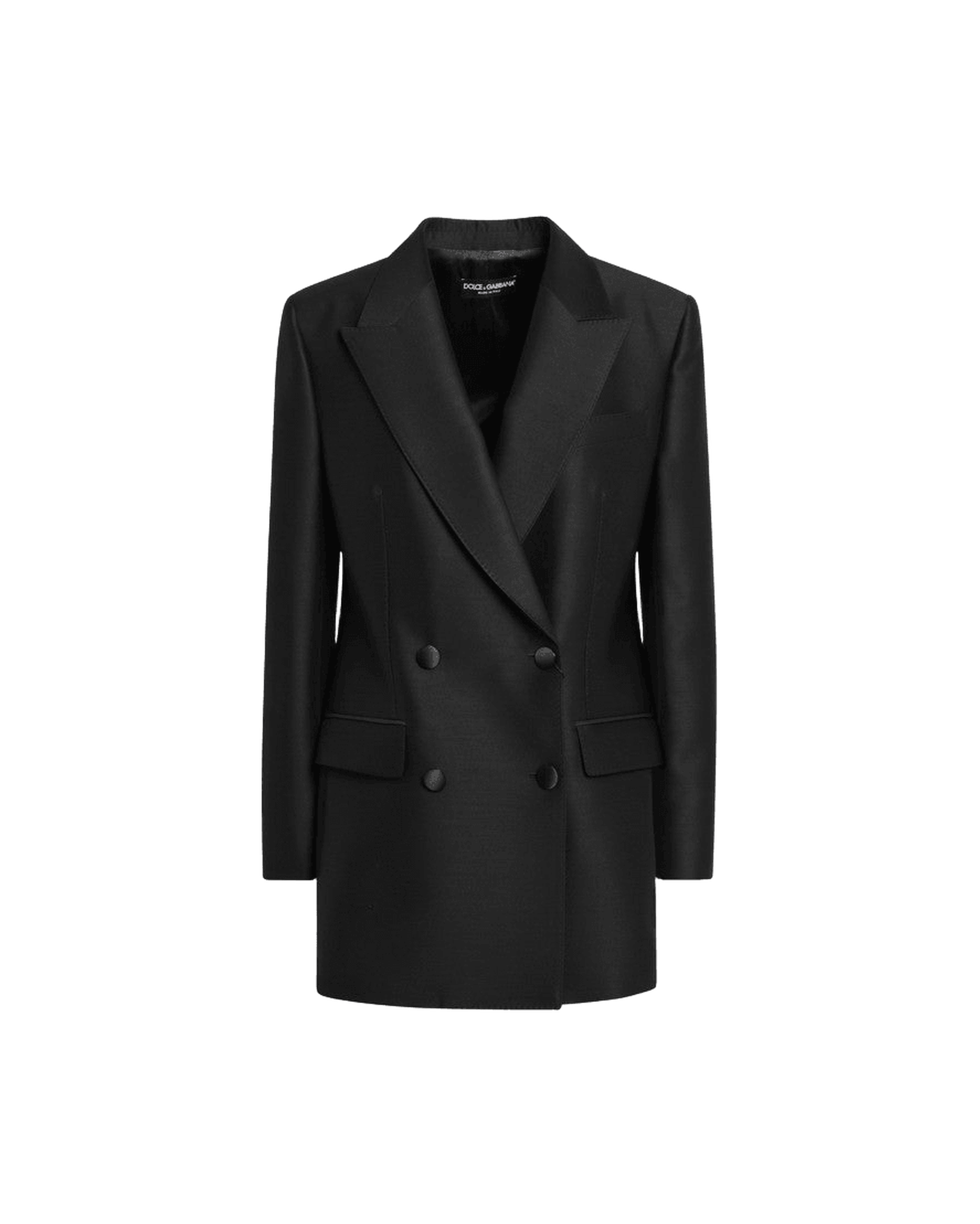 Dolce & Gabbana Black Wool Double Breasted Jacket Glam Steals