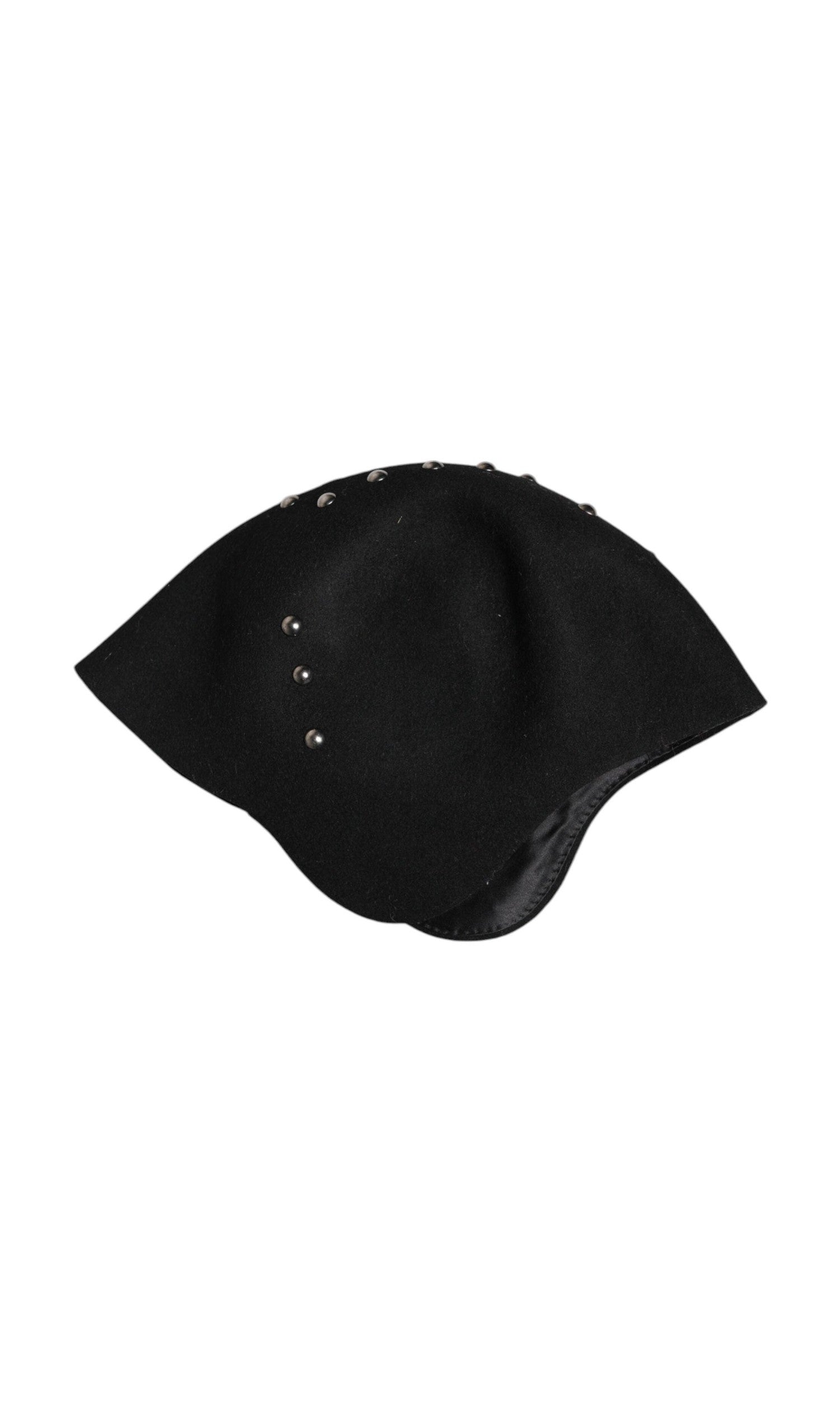 Dolce & Gabbana Black Wool Multicolor Embellished Cloche Hat Glam Steals
