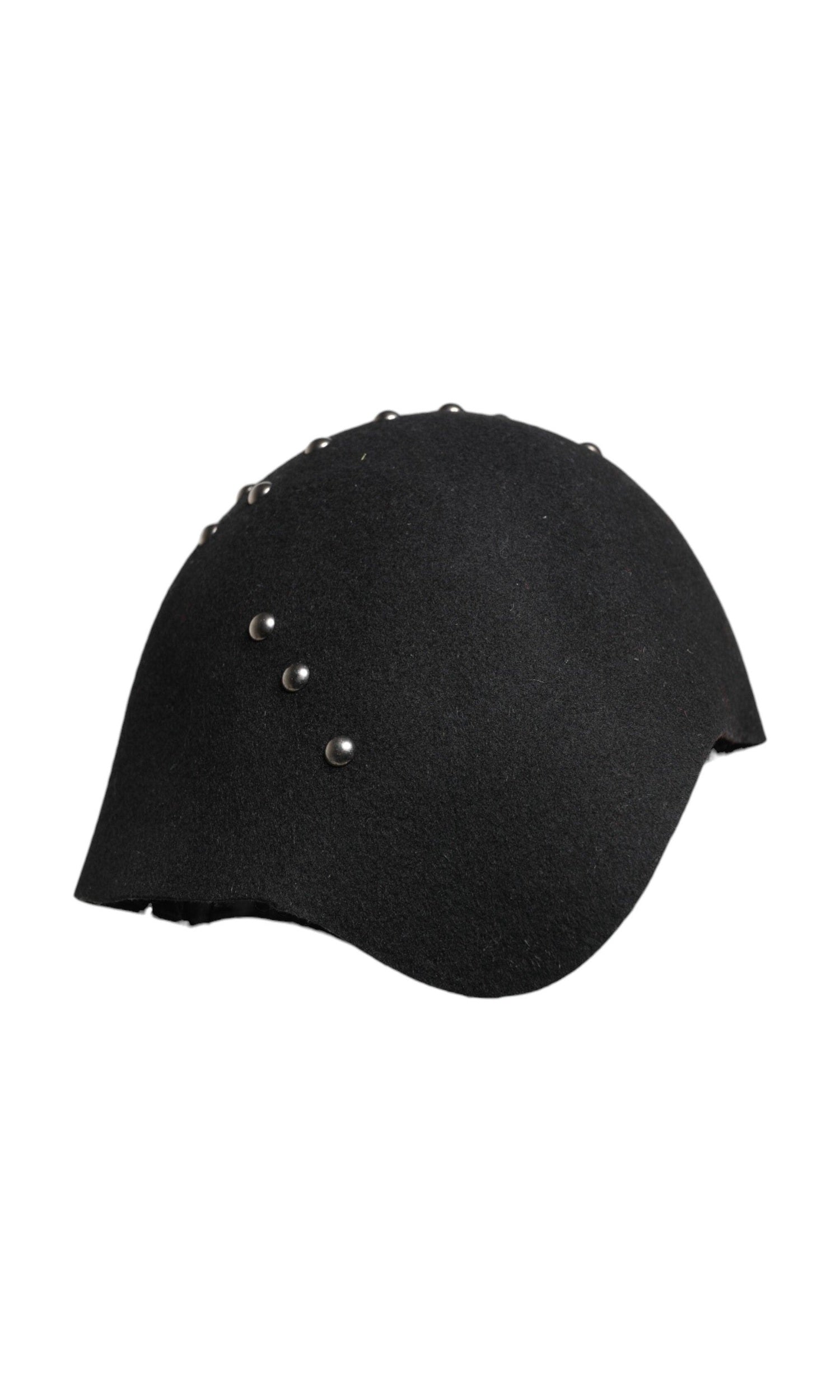 Dolce & Gabbana Black Wool Multicolor Embellished Cloche Hat Glam Steals