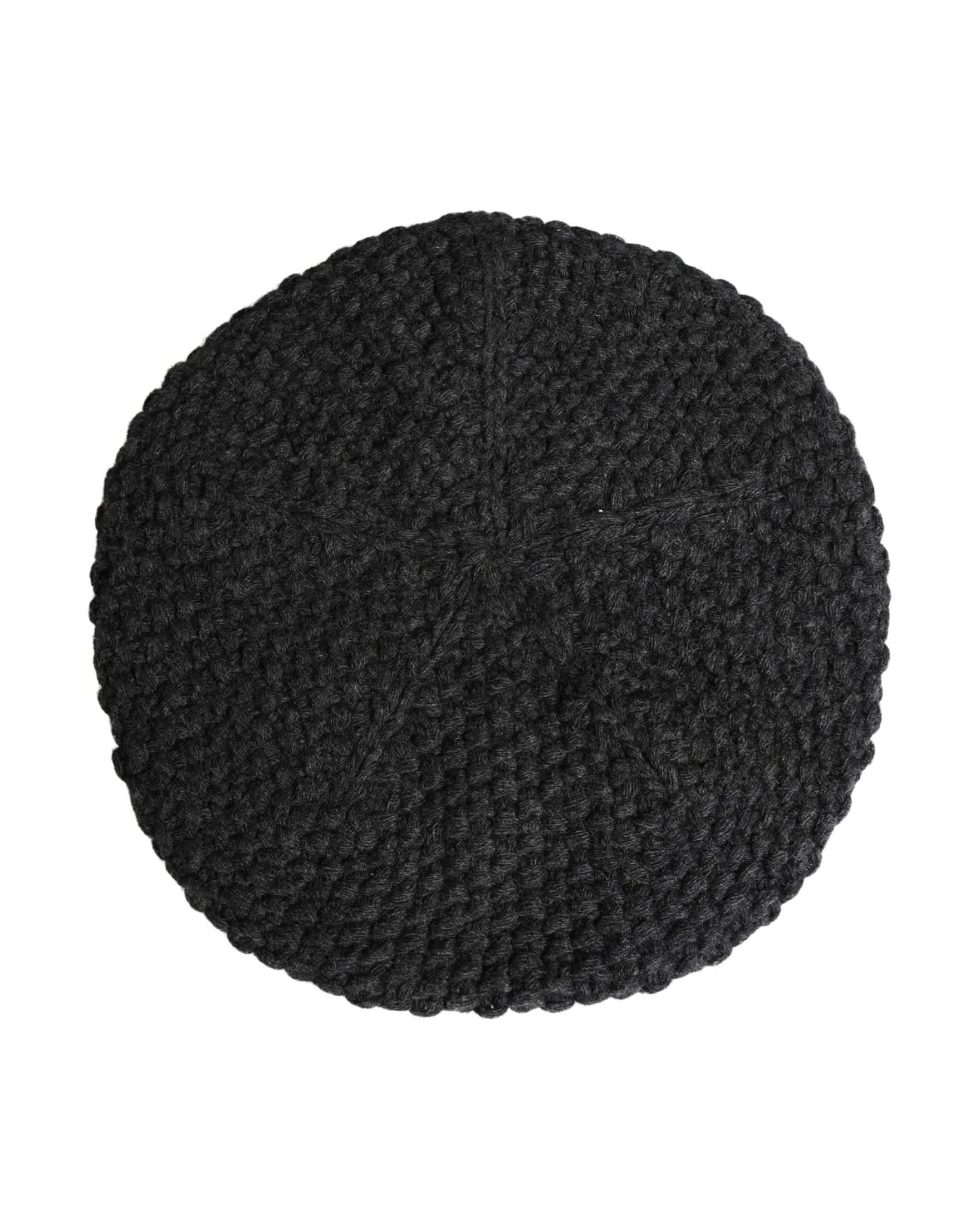 Dolce & Gabbana Black Wool Virgin Knitted Winter Beret Hat 