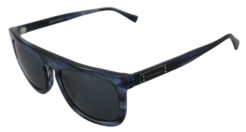 Dolce & Gabbana Blue Acetate Full Rim Frame Sunglasses Glam Steals