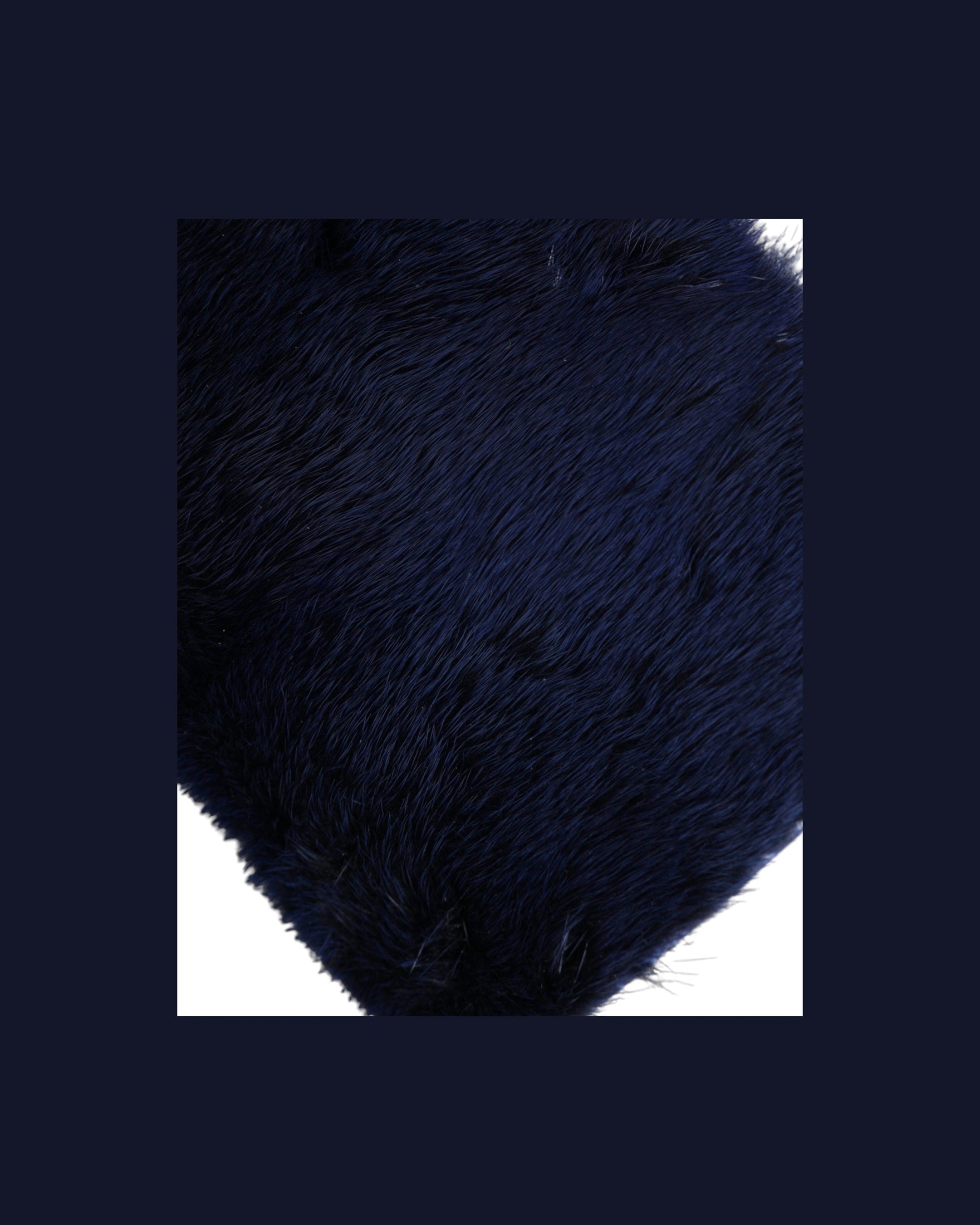 Dolce & Gabbana Exquisite Mink Fur Shoulder Blue Bag Glam Steals