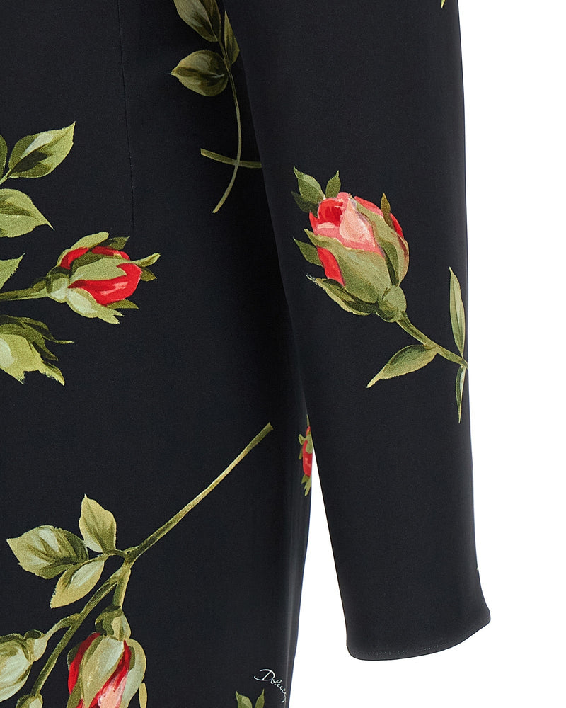 Dolce & Gabbana Bouquet Rose Dress Glam Steals