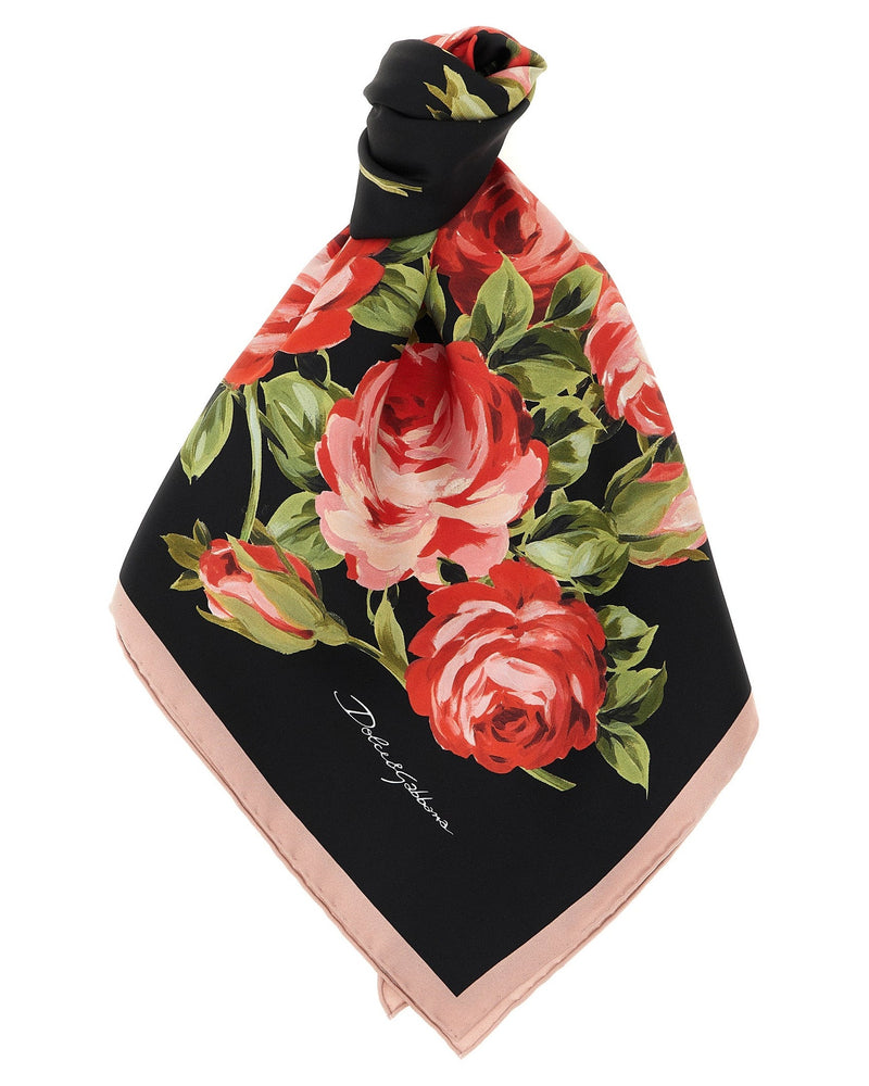 Dolce & Gabbana Bouquet Rose Scarf Glam Steals