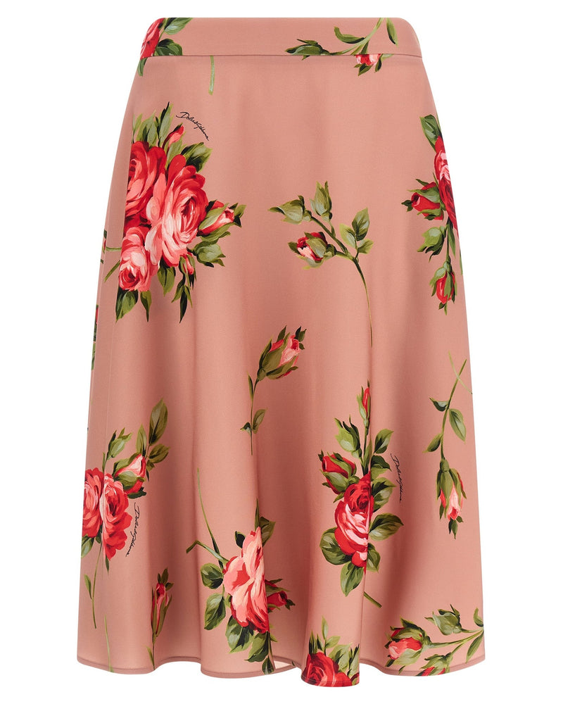 Dolce & Gabbana Bouquet Rose Skirt Glam Steals