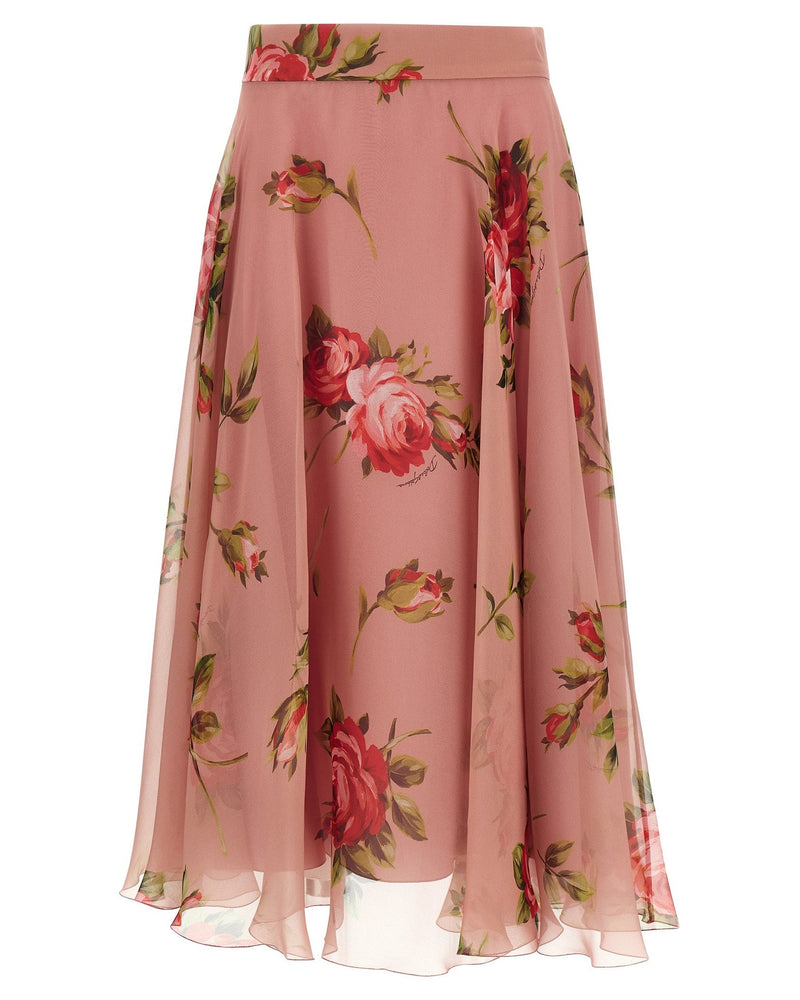 Dolce & Gabbana Bouquet Rose Skirt Glam Steals
