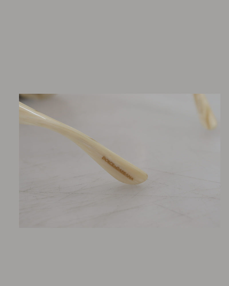 Dolce & Gabbana Brown Acetate Full Rim Lense Sunglasses Glam Steals