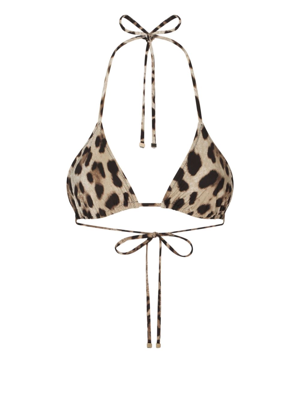 Dolce & Gabbana Brown Bikini Top