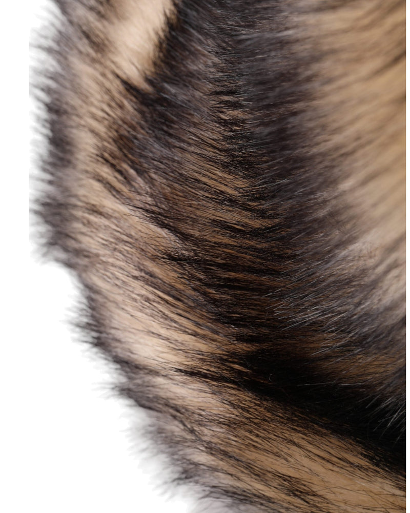 Dolce & Gabbana Brown Faux Fur Modacrylic Fedora Hat Glam Steals