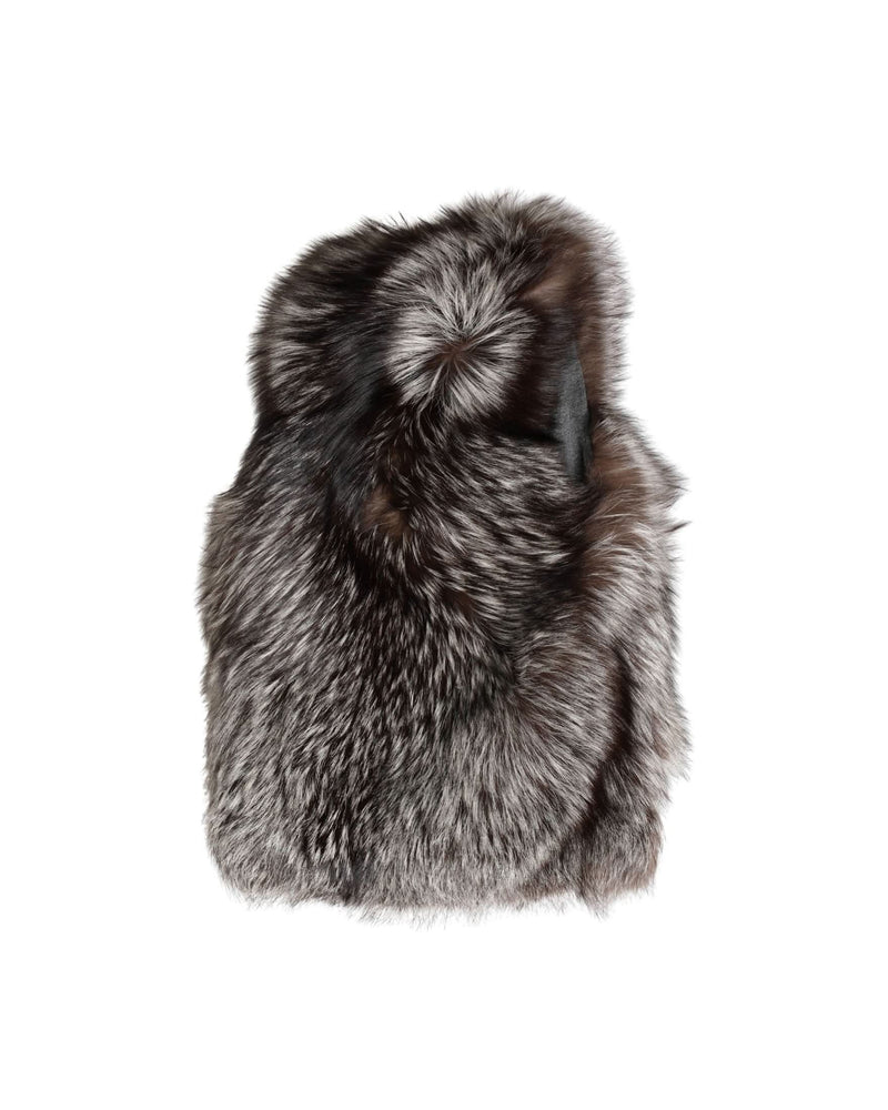 Dolce & Gabbana Brown Faux Fur Whole Head Wrap Capello Hat Glam Steals