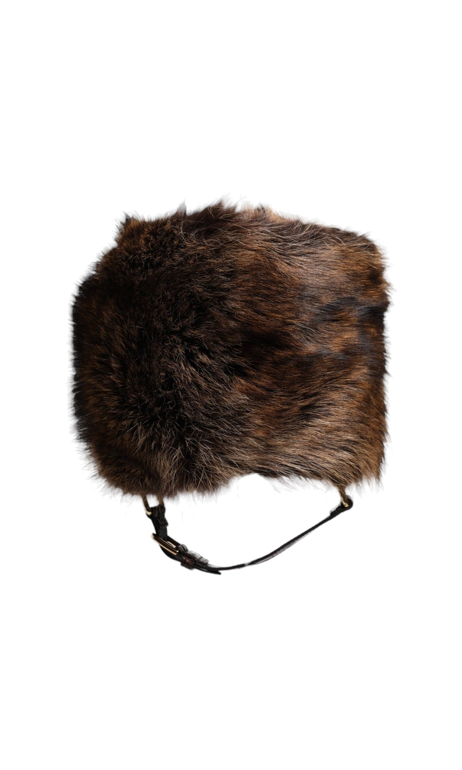 Dolce & Gabbana Brown Fur Women Bucket Hat Glam Steals