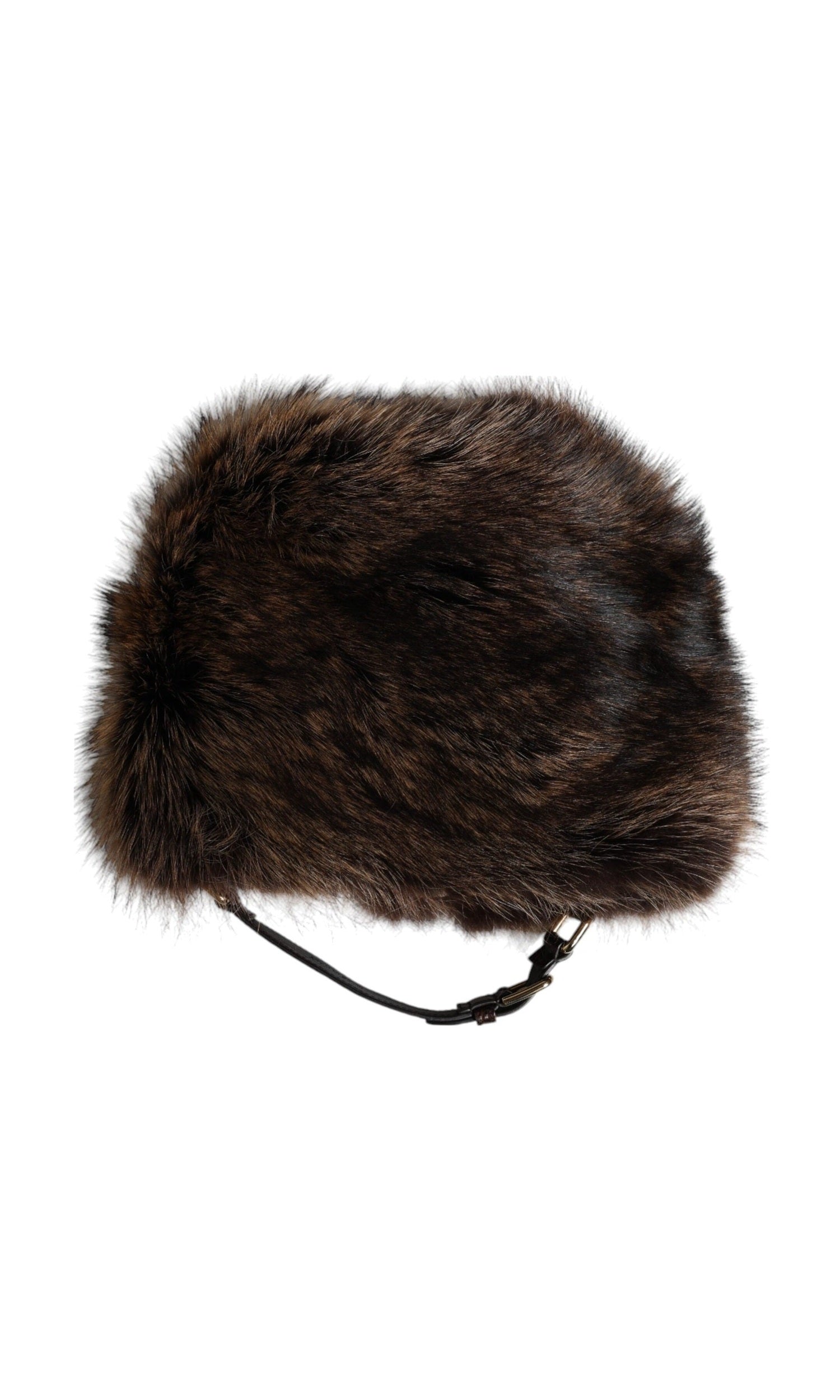 Dolce & Gabbana Brown Fur Women Bucket Hat Glam Steals