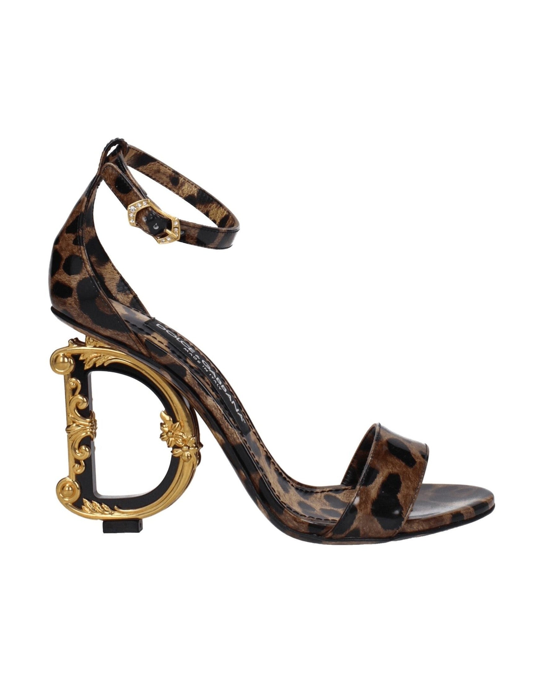 Dolce & Gabbana Brown Leather Sandals Glam Steals