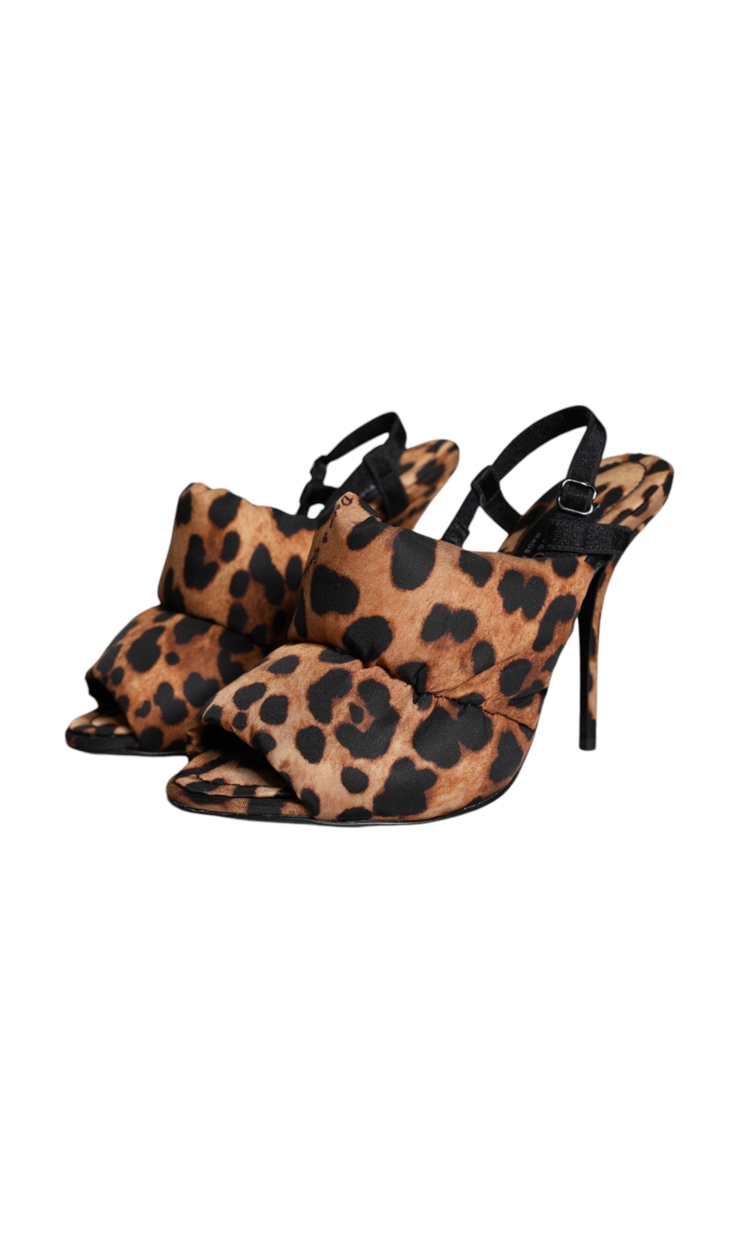 Dolce & Gabbana Brown Leopard Keira Slingback Sandals Shoes Glam Steals